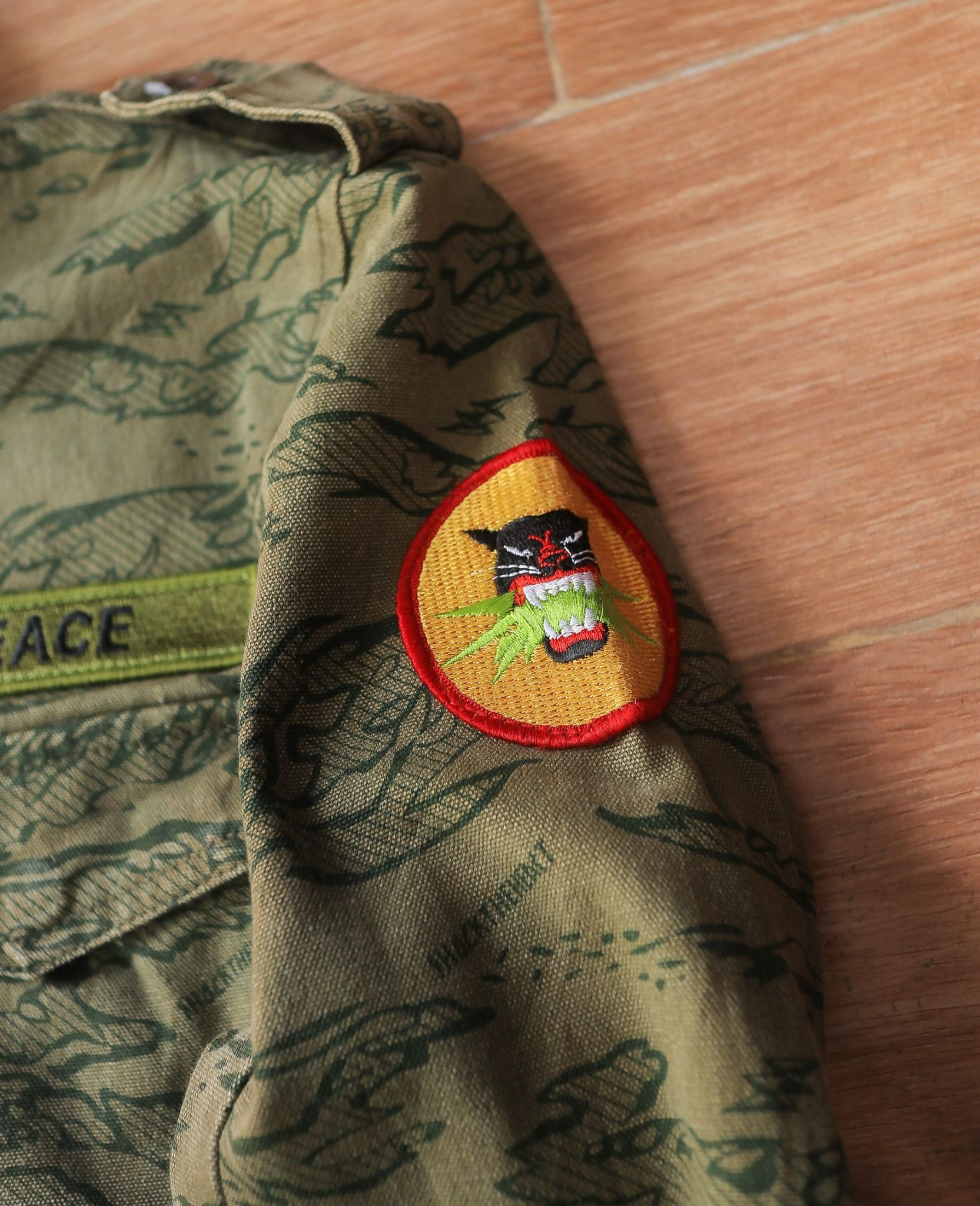 09.22.24 - VTG MILITARY FIELD DENIM JACKET - SHOCKTHEHEART
