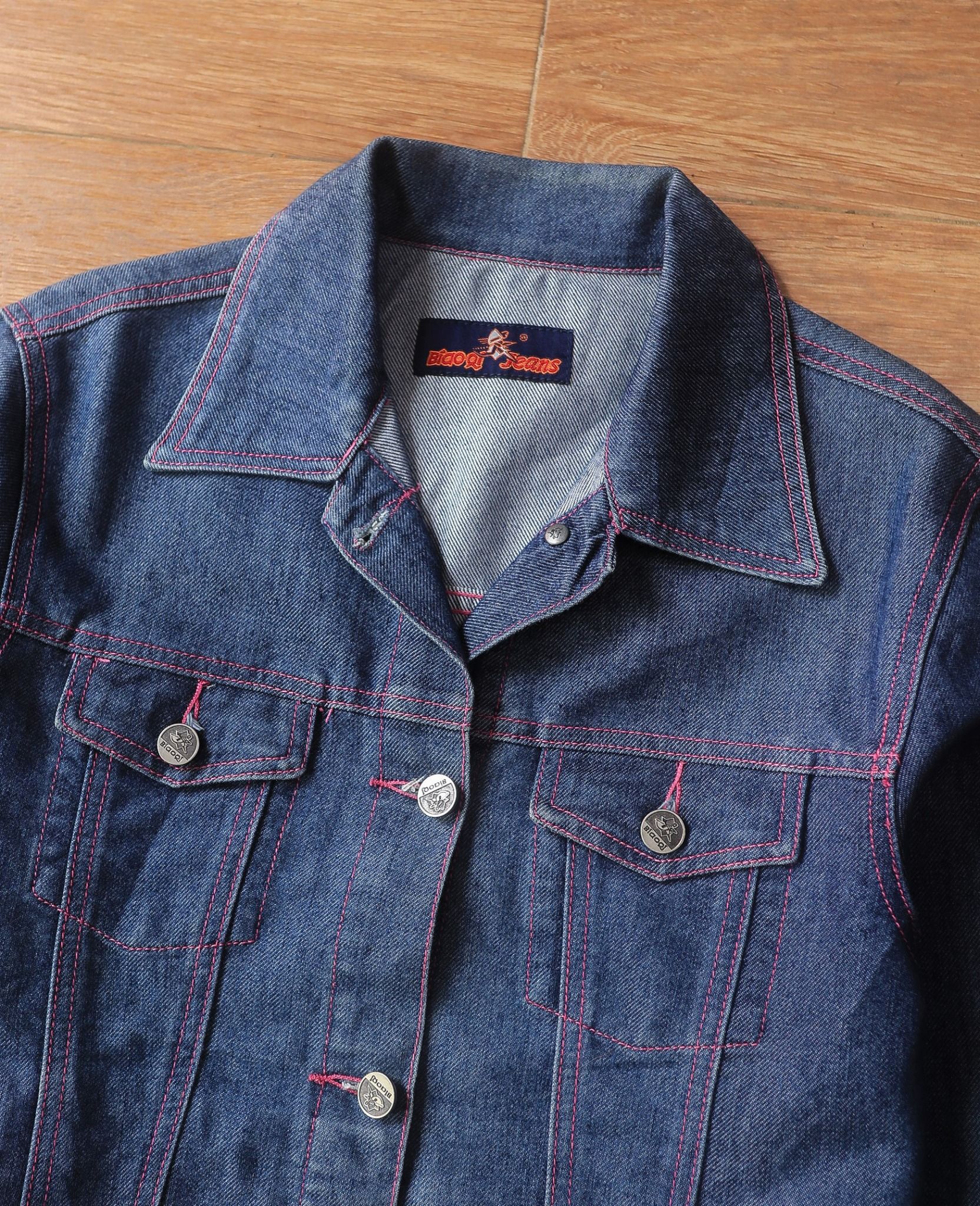 09.22.24 - VTG CROPPED DENIM JACKET - BIAOQI JEANS