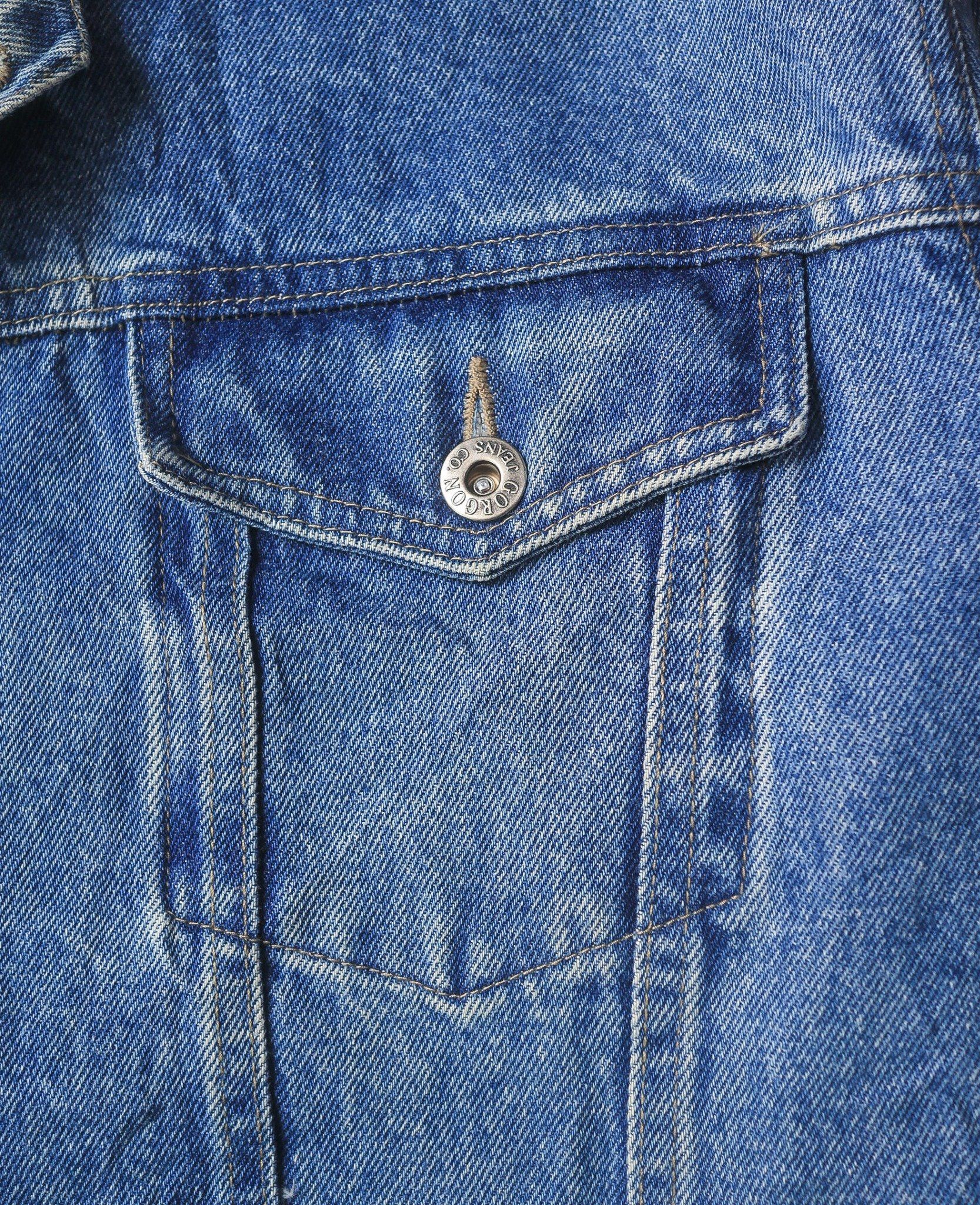08.11.24 - VTG CROPPED DENIM JACKET - GORGON JEANS