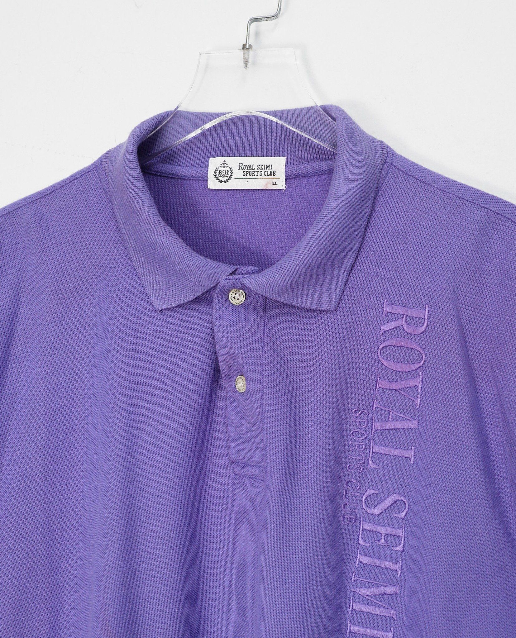 09.10.22 - VTG POLO SHIRT - ROYAL SEIMI SPORTS CLUB 90s