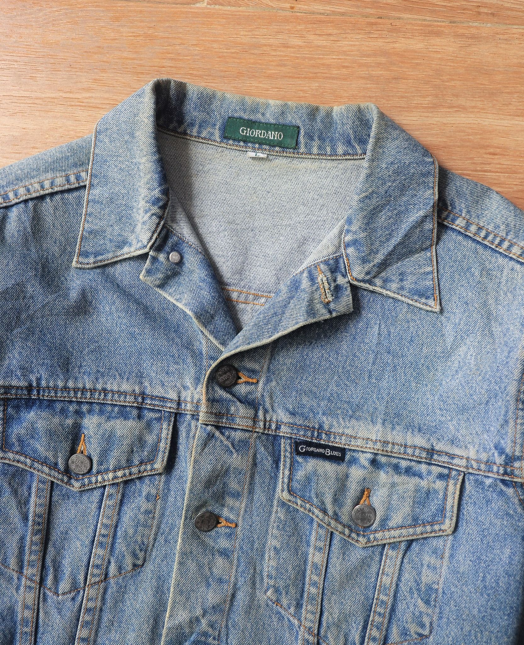 08.11.24 - VTG CROPPED DENIM JACKET - GIORDANO