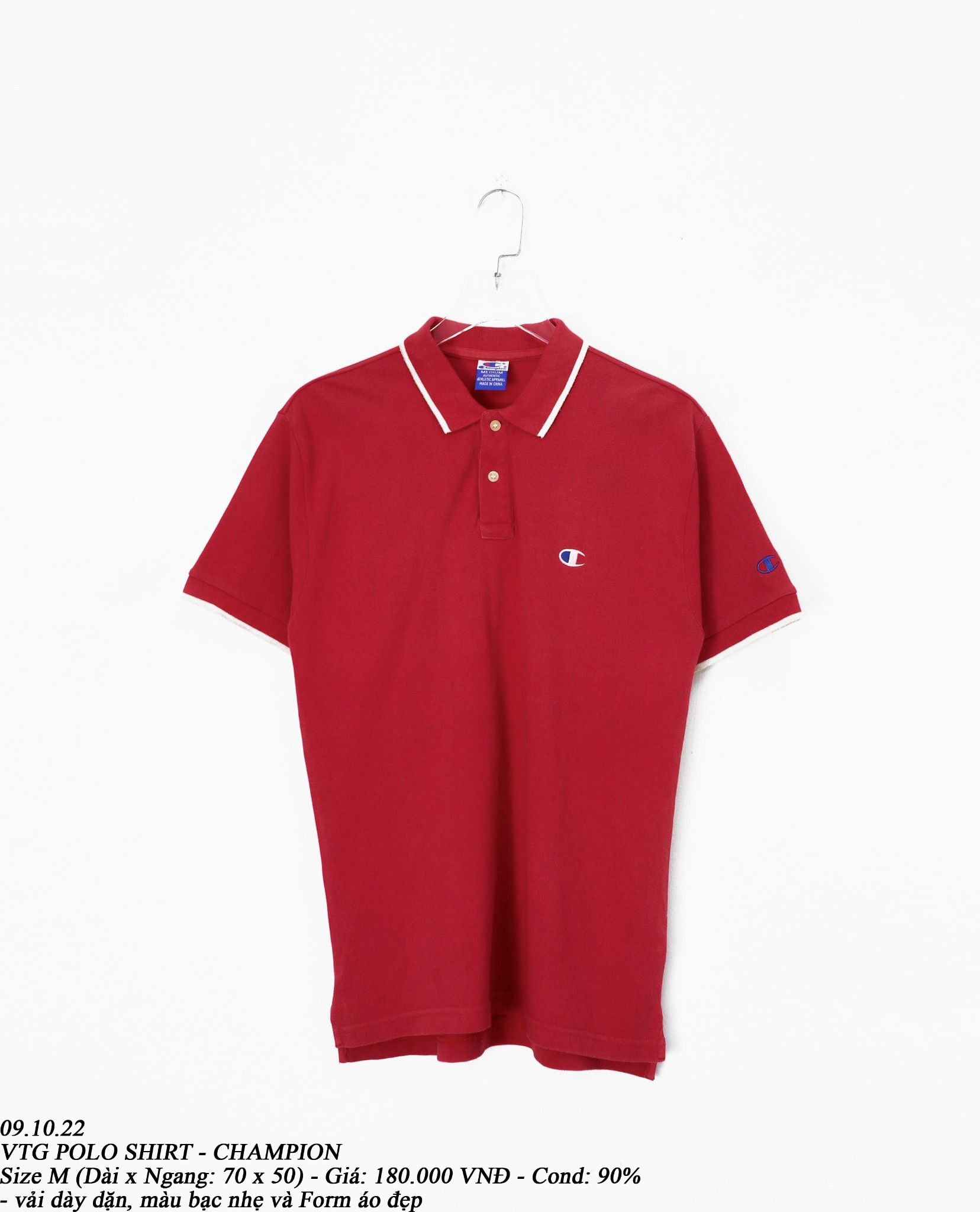 09.10.22 - VTG POLO SHIRT - CHAMPION