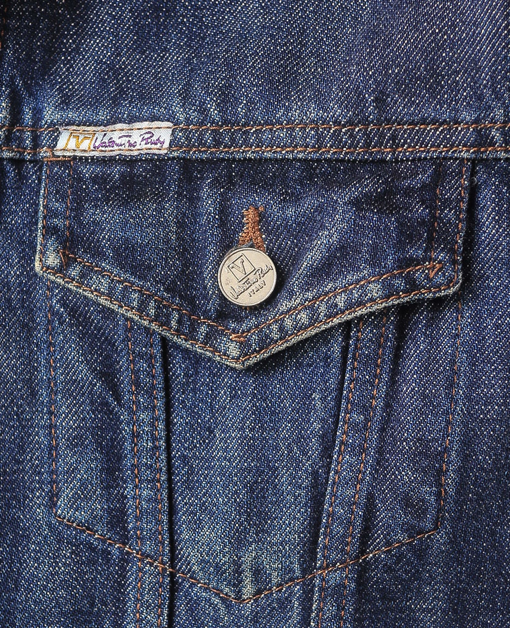 08.11.24 - VTG CROPPED DENIM JACKET - VALENTINO RUDY ITALY