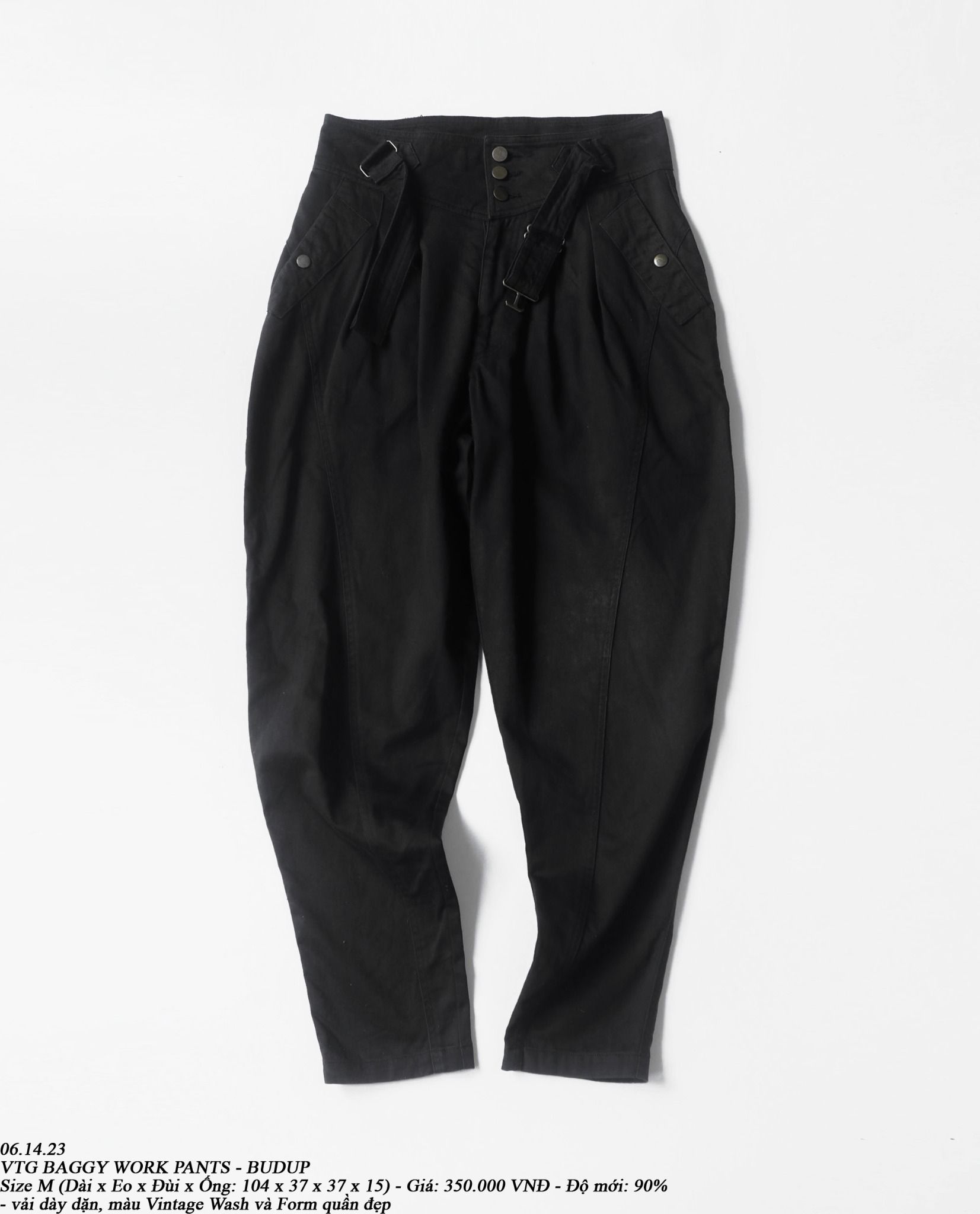 06.14.23 - VTG BAGGY WORK PANTS - BUDUP