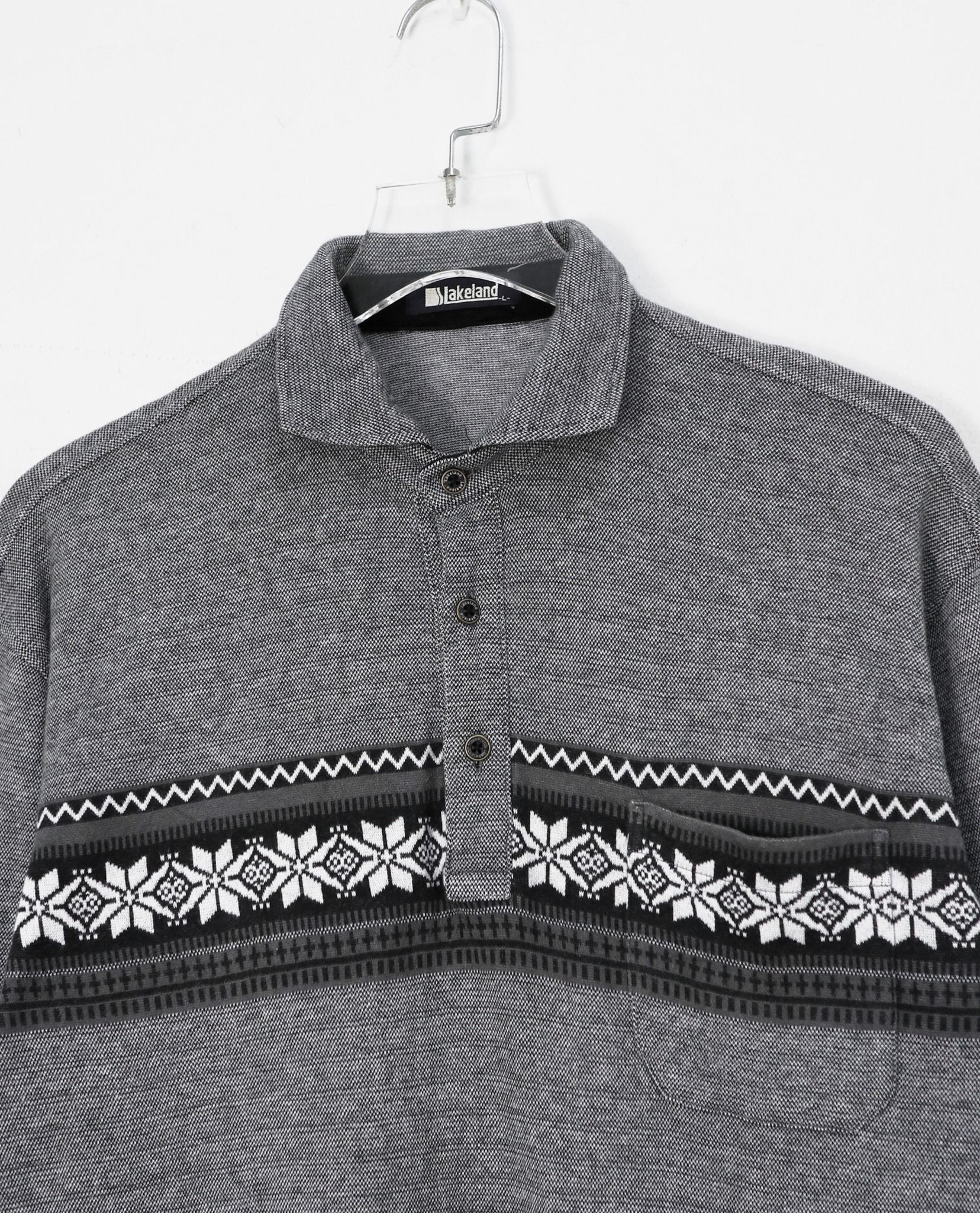 09.27.22 - VTG LONGSLEEVE POLO SHIRT - LAKELAND