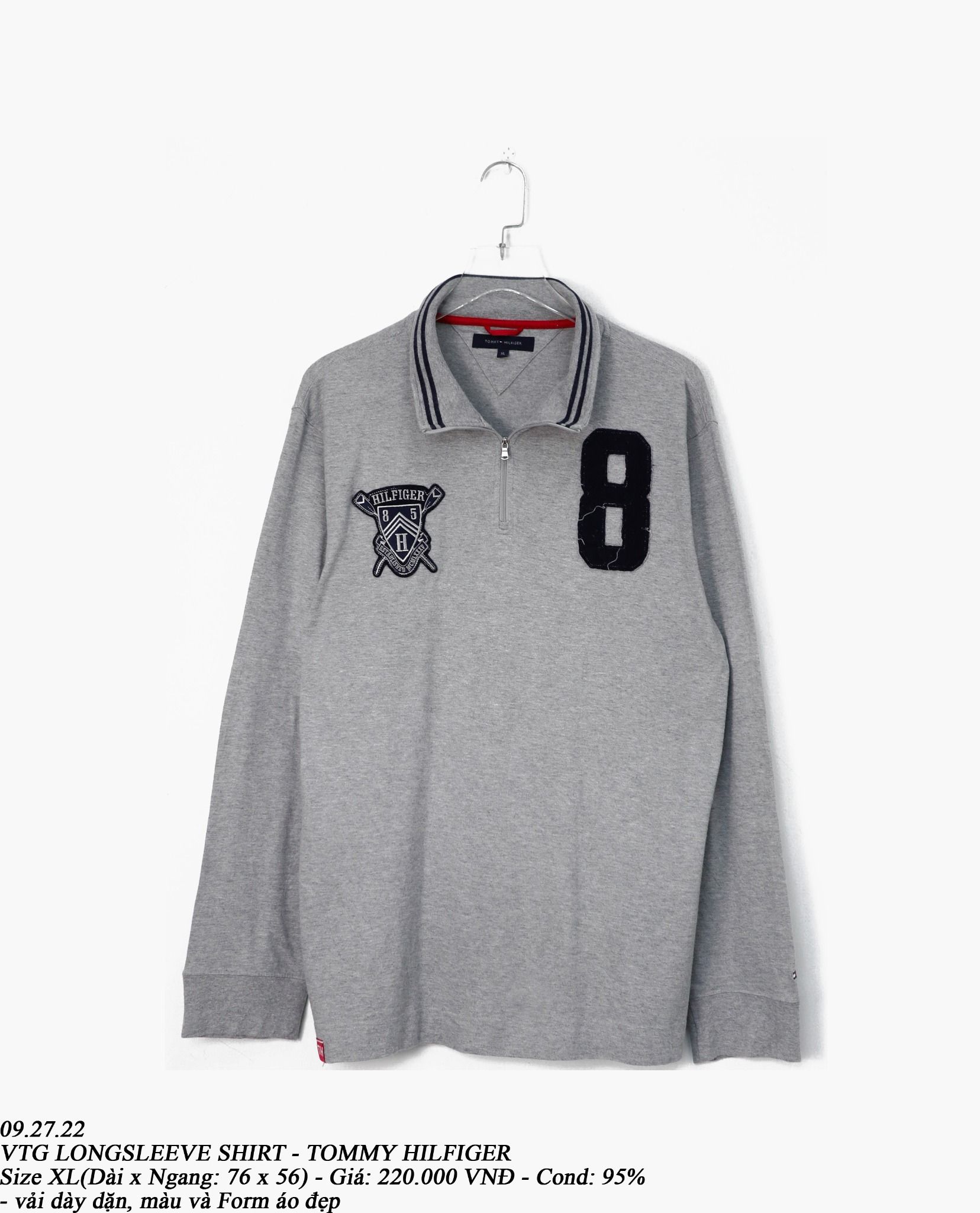 09.27.22 - VTG LONGSLEEVE SHIRT - TOMMY HILFIGER