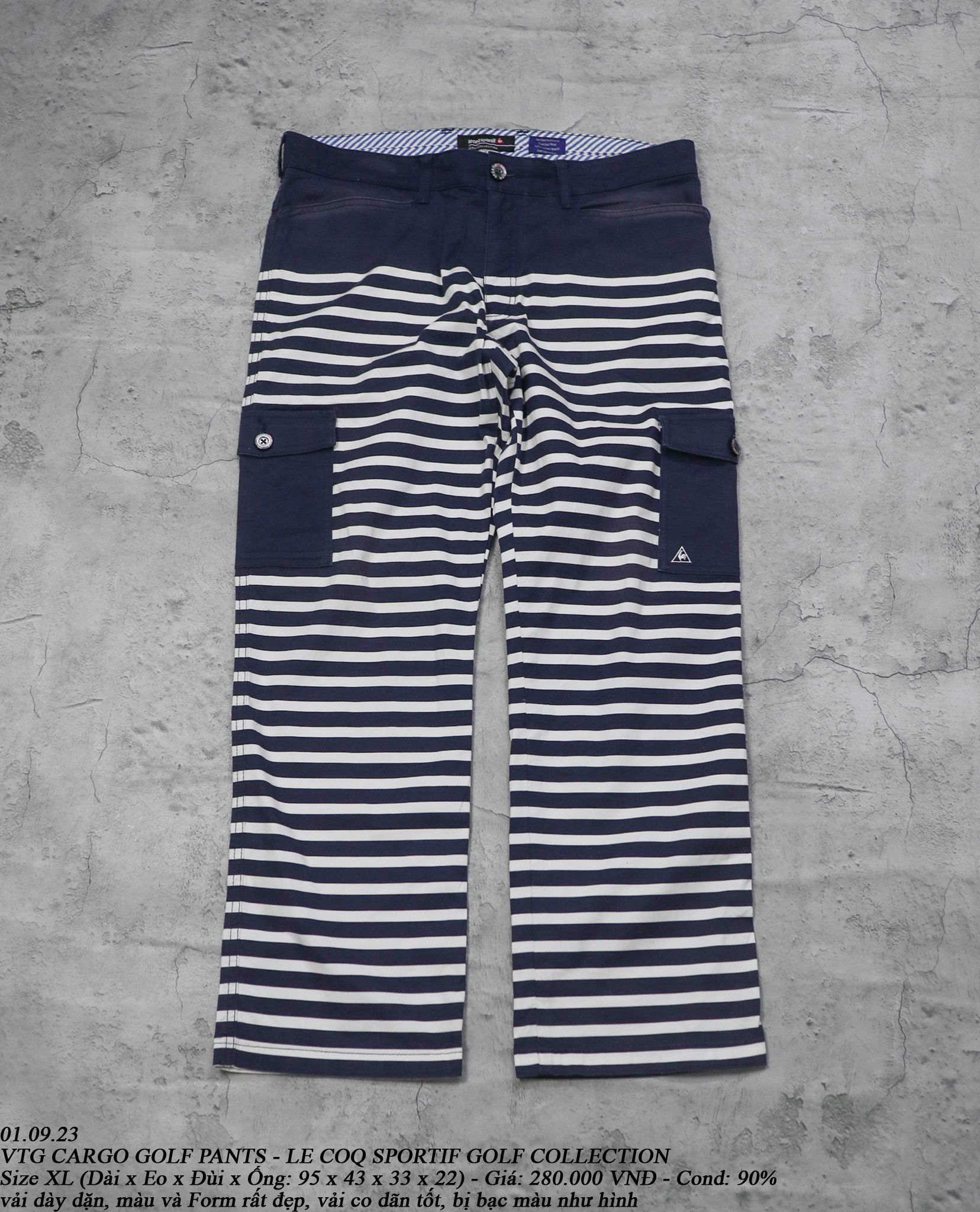 01.09.23 - VTG CARGO GOLF PANTS - LE COQ SPORTIF GOLF COLLECTION