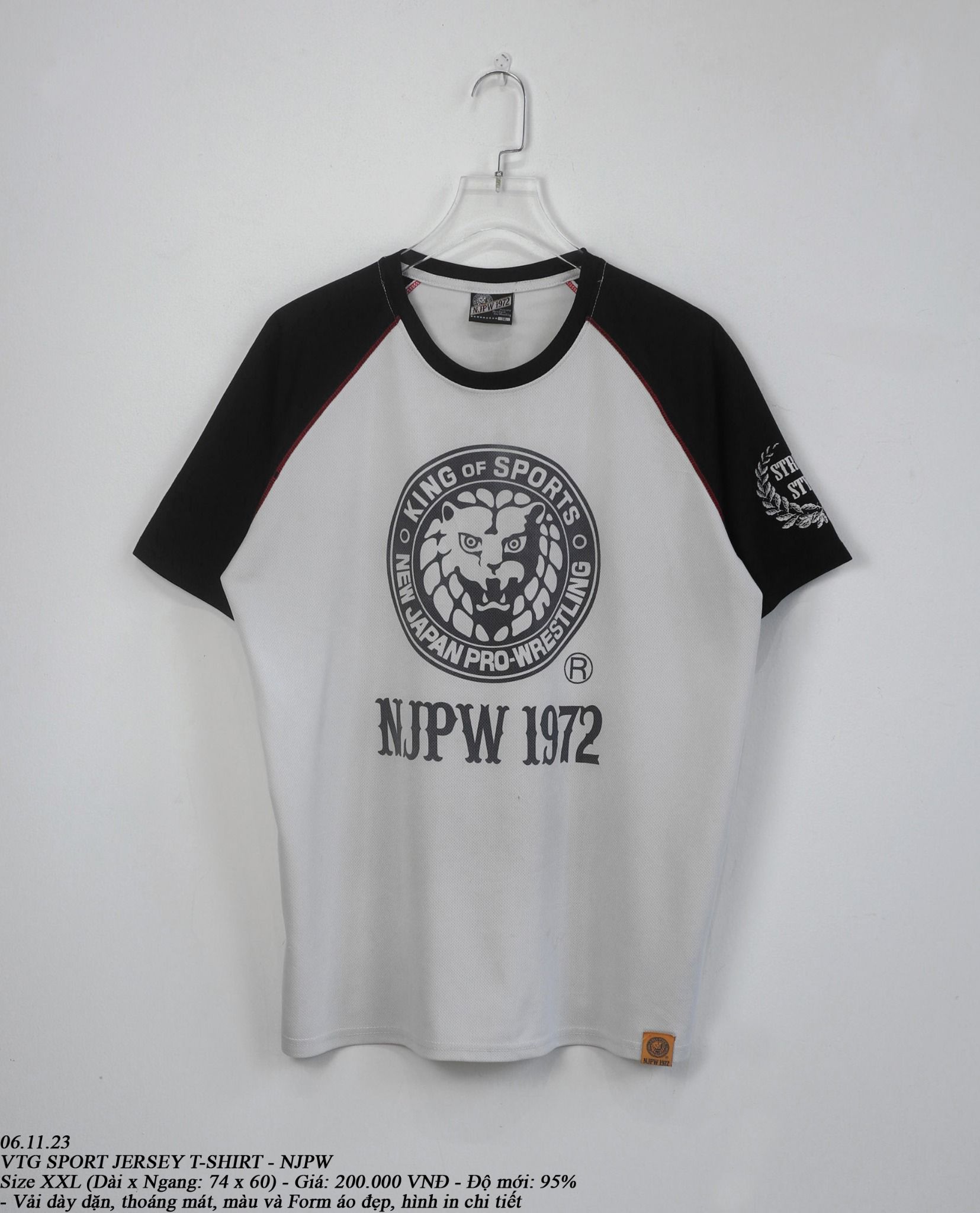 06.11.23 - VTG SPORT JERSEY T-SHIRT - NJPW