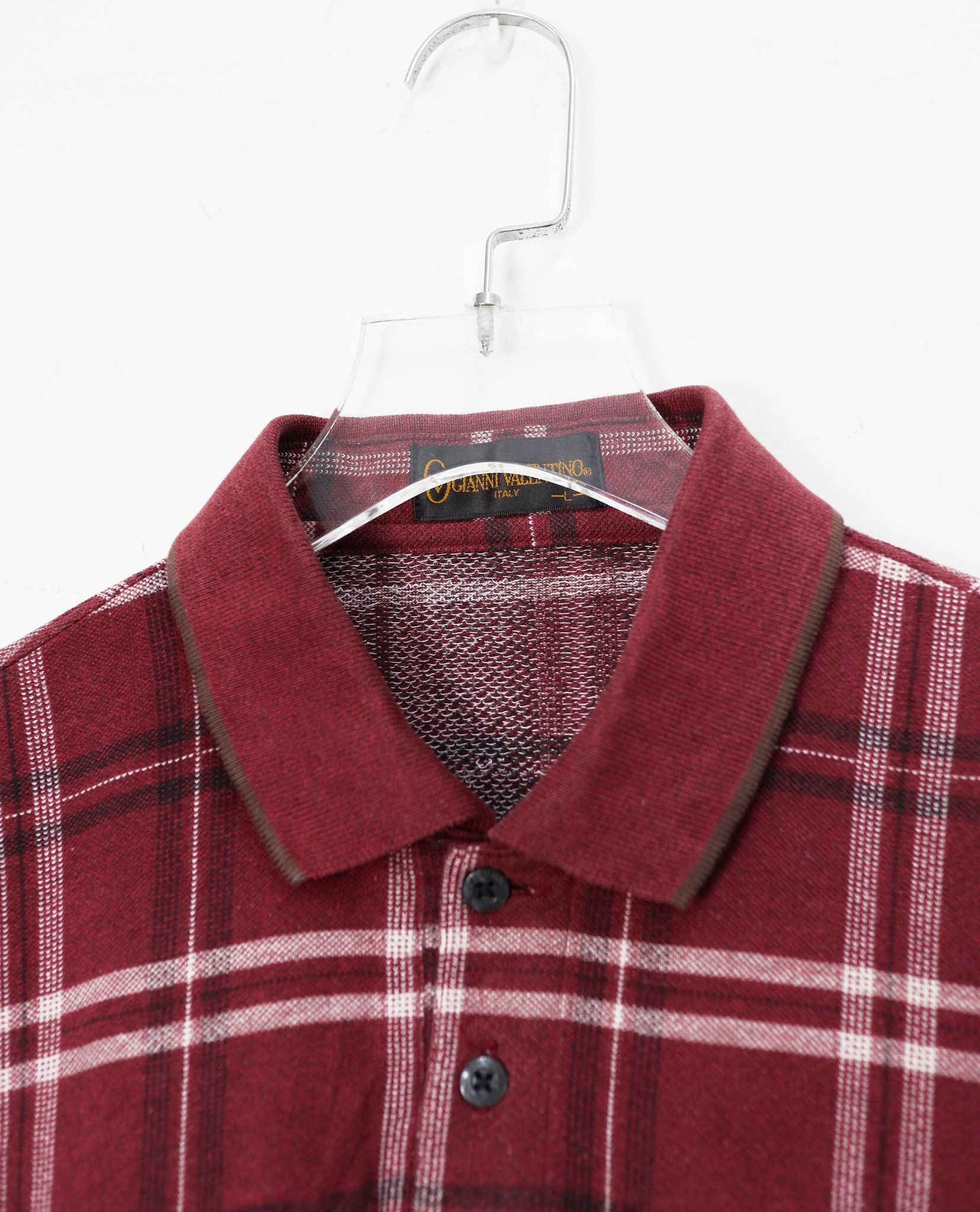 09.27.22 - VTG LONGSLEEVE POLO SHIRT - GIANNI VALENTINO ITALY