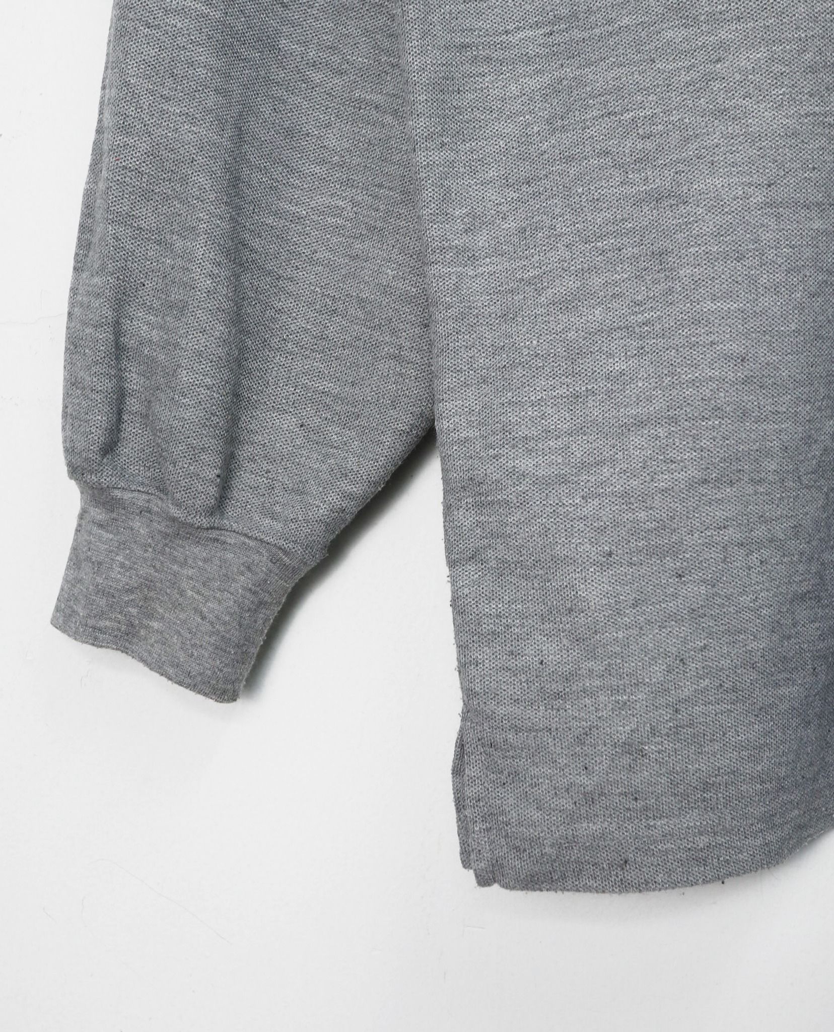09.27.22 - VTG LONGSLEEVE POLO SHIRT - BLACK GJING