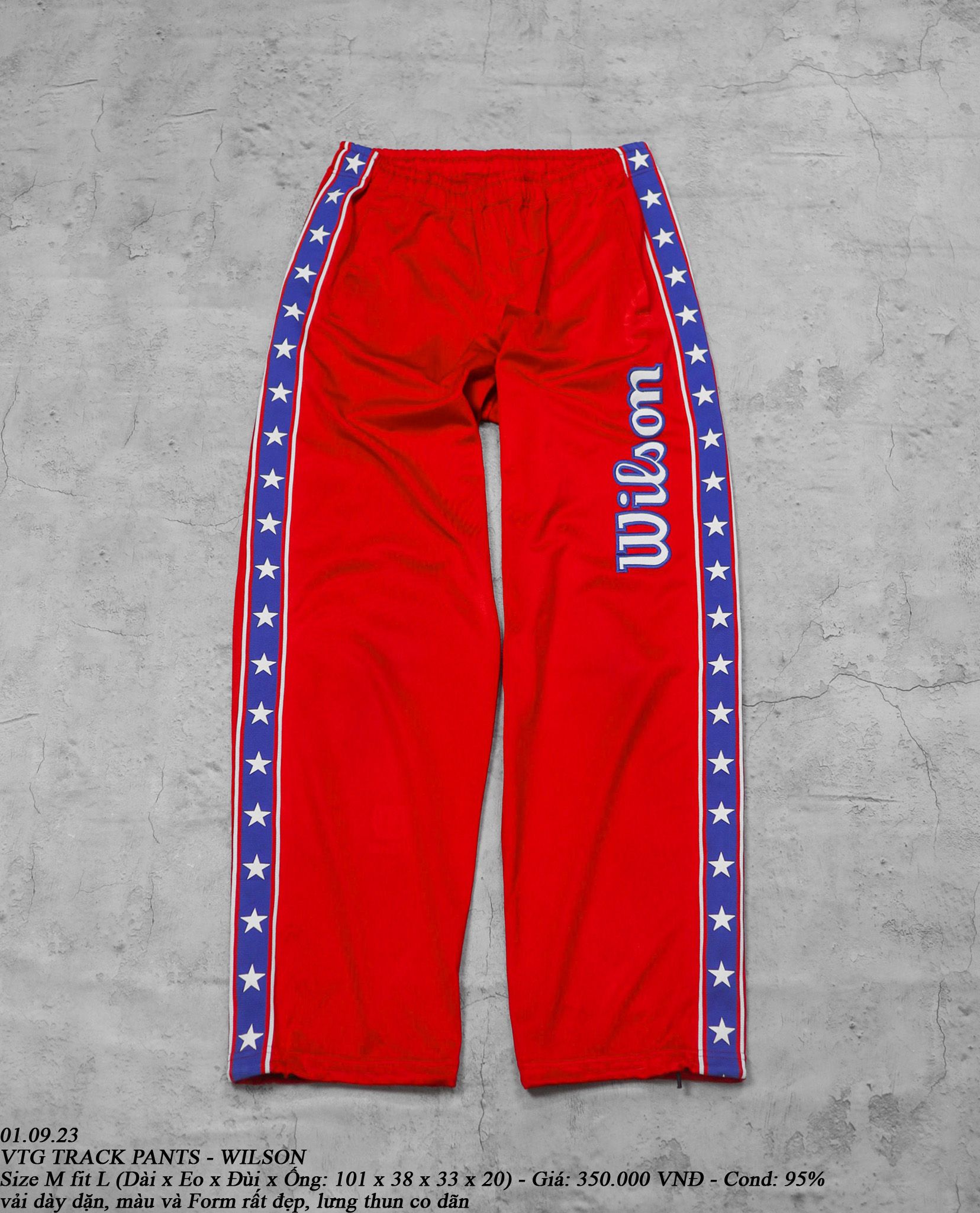 01.09.23 - VTG TRACK PANTS - WILSON