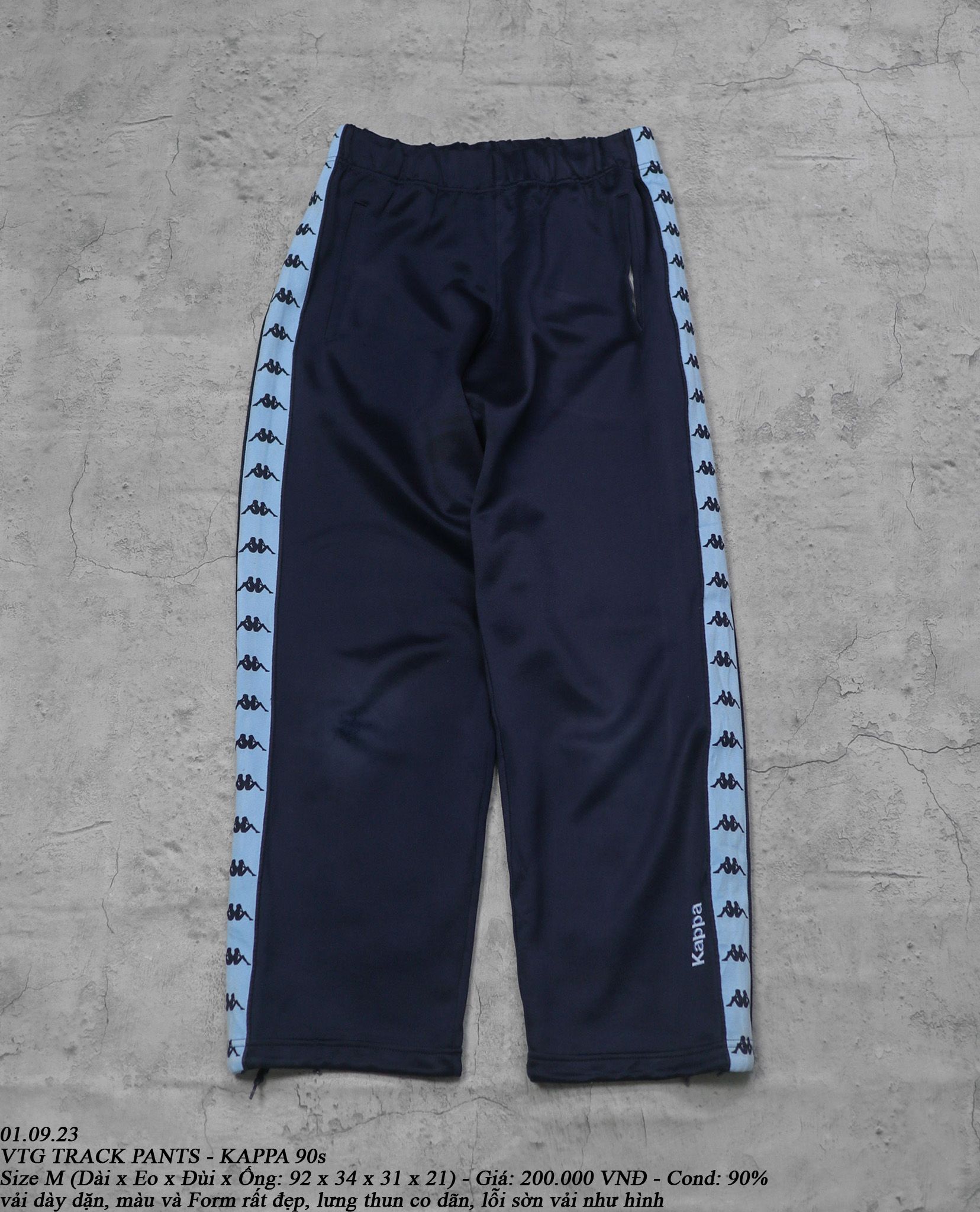 01.09.23 - VTG TRACK PANTS - KAPPA 90s