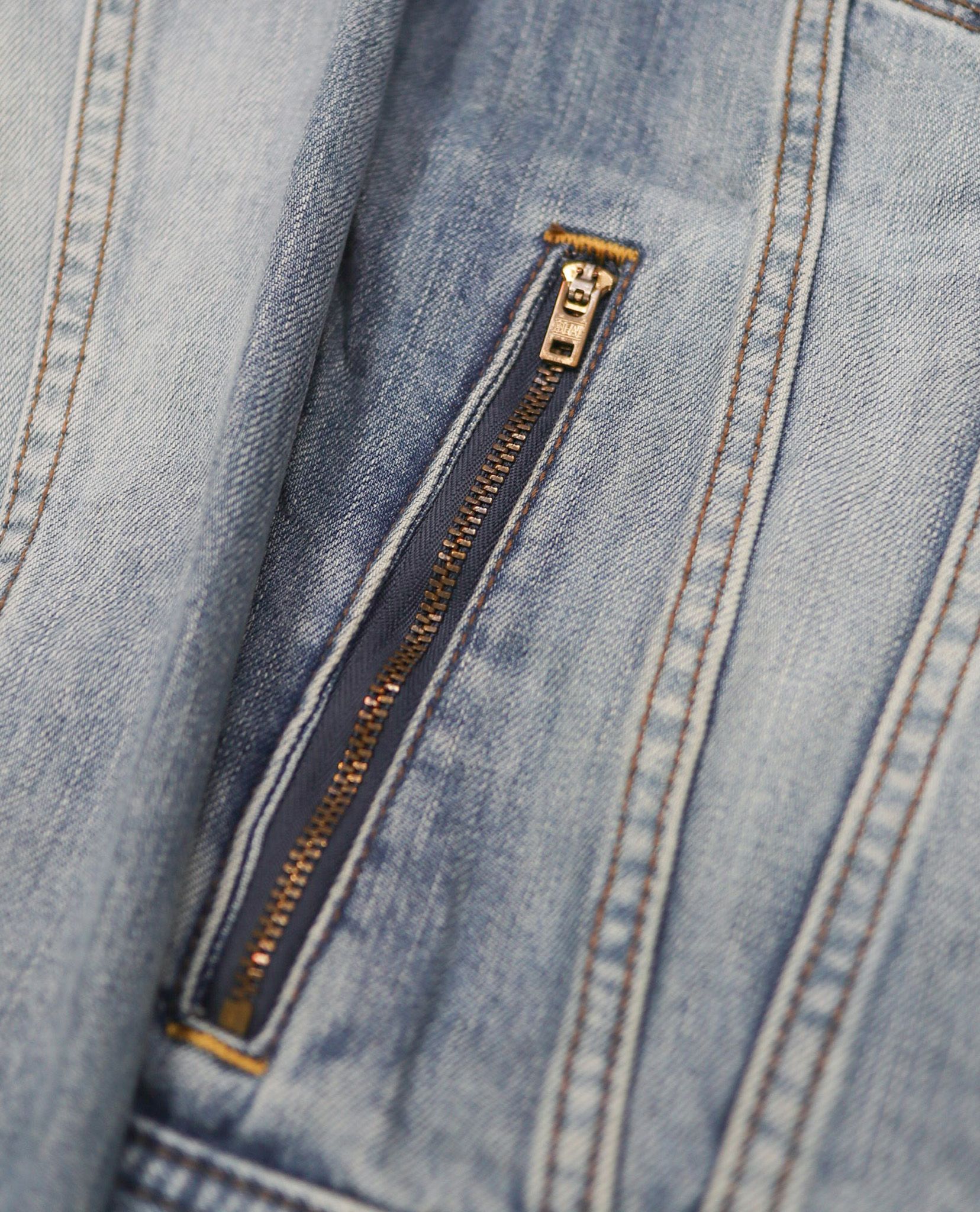 01.10.23 - VTG DENIM JACKET - PURPLE & YELLOW