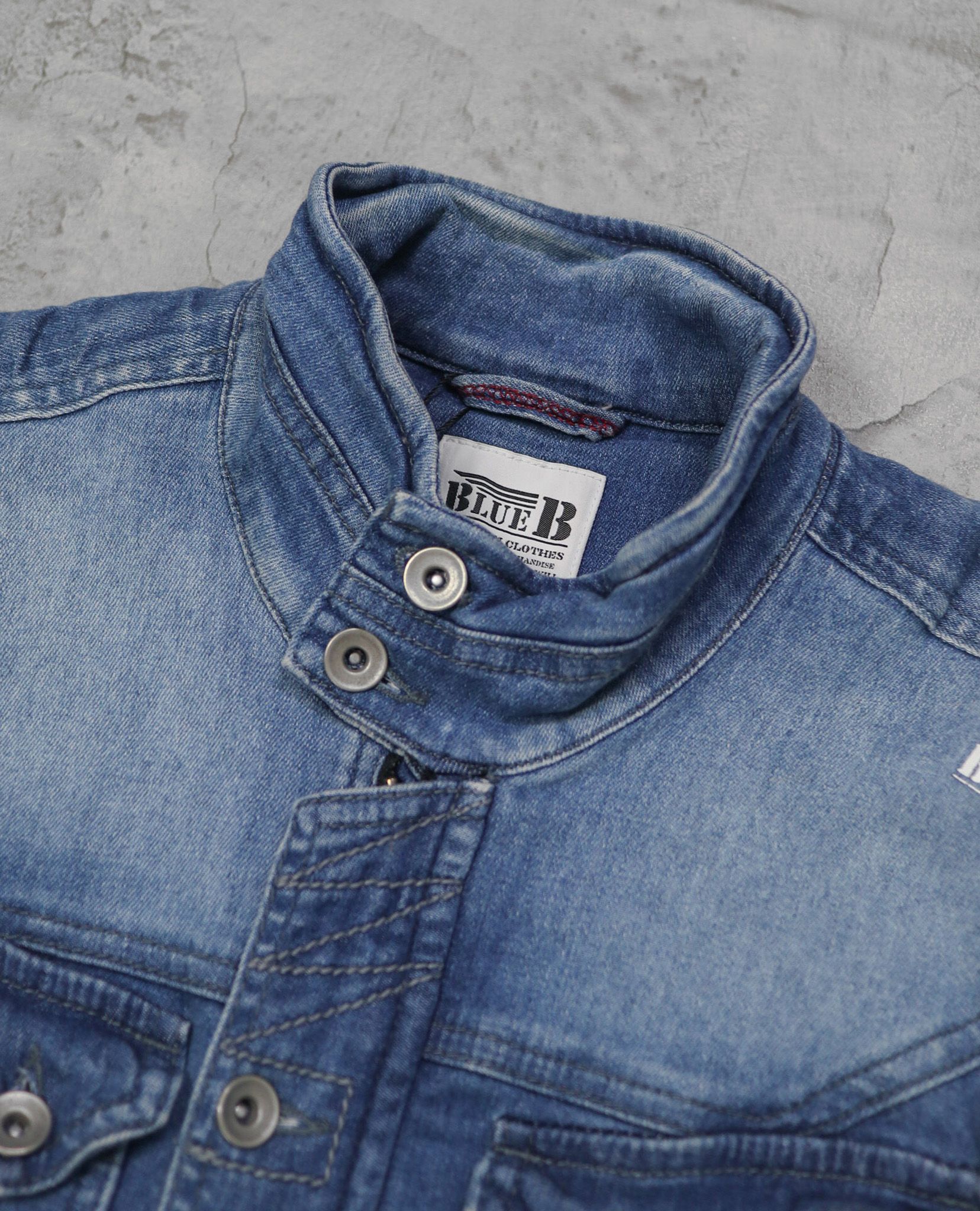 01.10.23 - VTG DENIM WORK JACKET - BLUE B