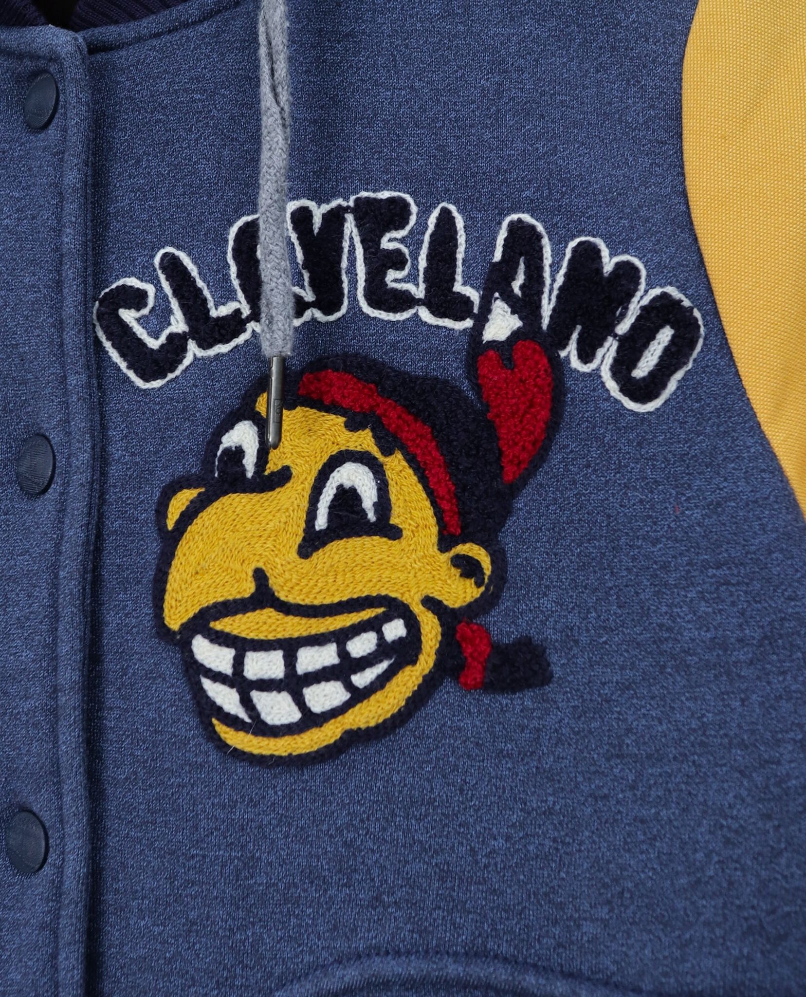 10.09.22 - VTG BASEBALL JACKET - MLB CLEVELAND