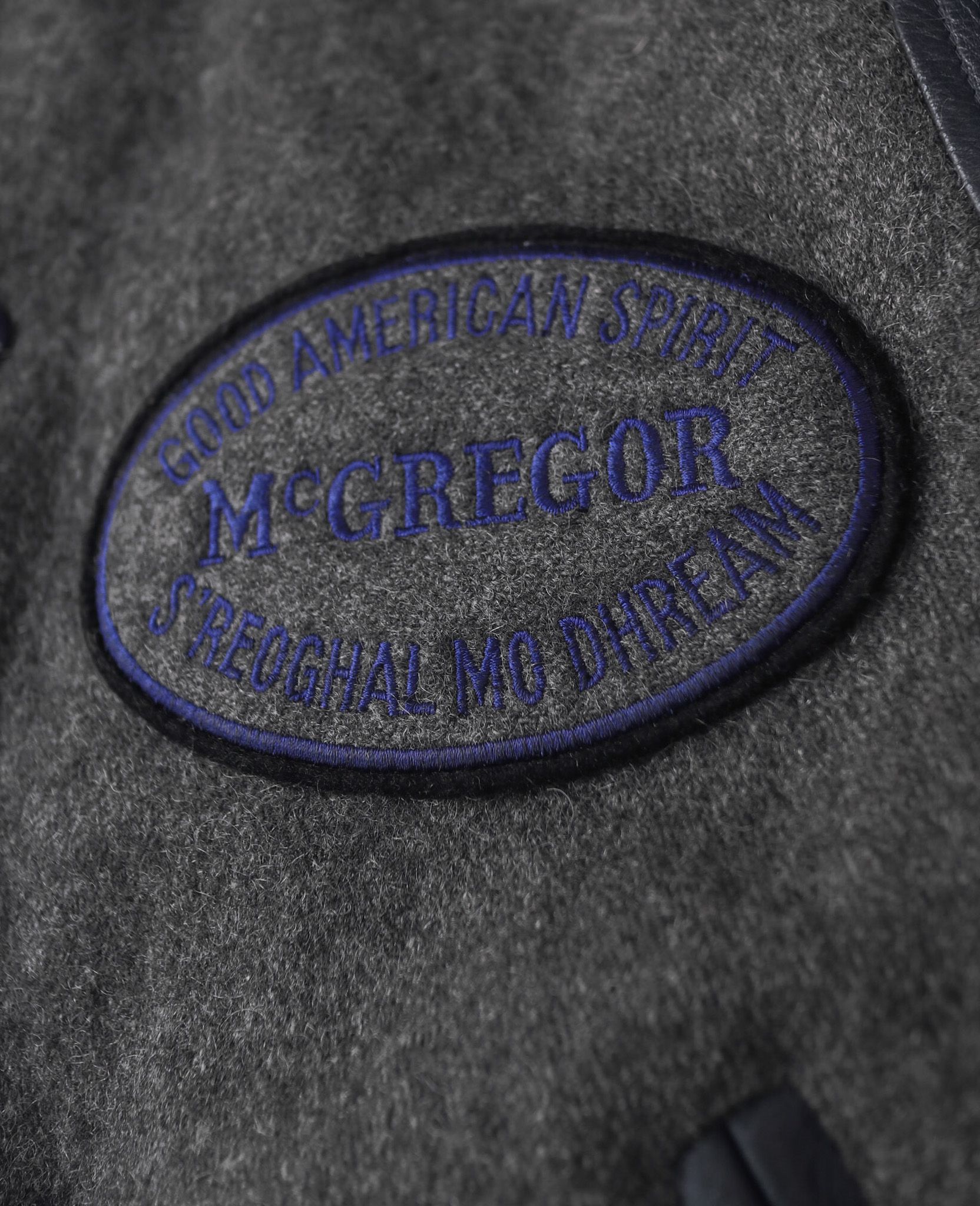 02.10.24 - VTG TEDDY WOOL VARSITY JACKET - McGREGOR 90s