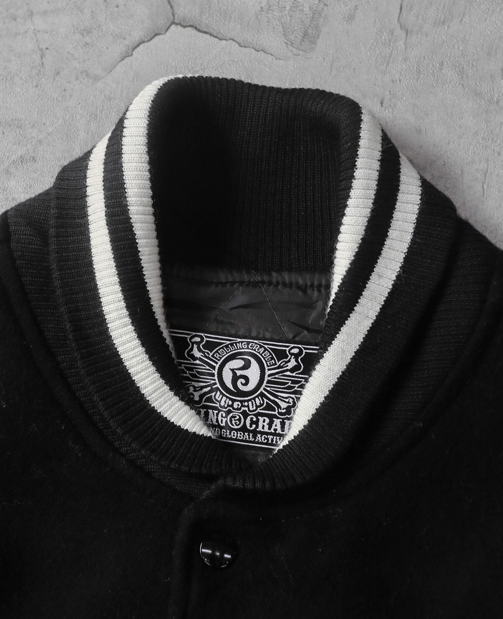 02.10.24 - VTG LEATHER SLEEVE WOOL VARSITY JACKET - ROLLING CRADLE