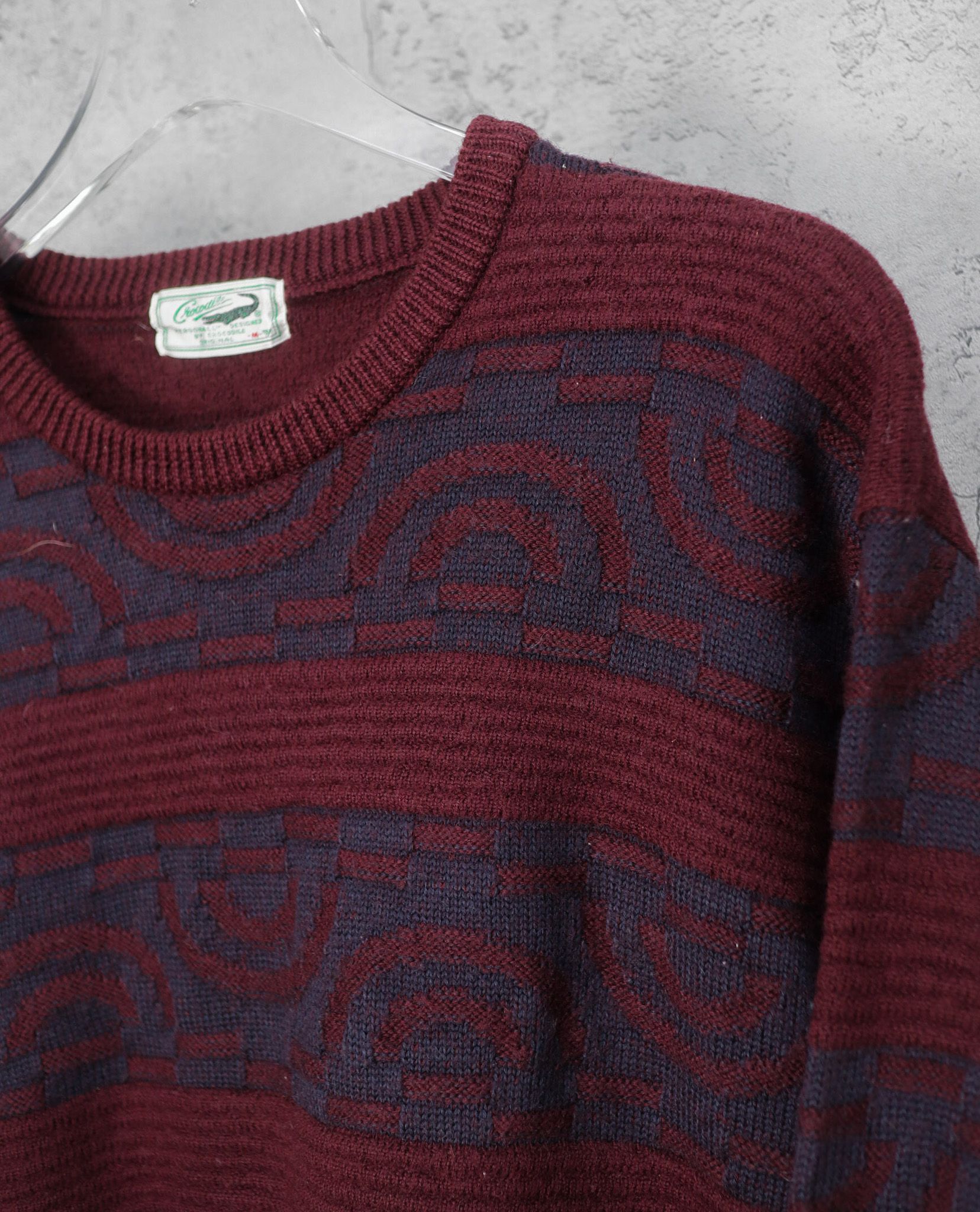01.10.23 - VTG KNIT SWEATSHIRT - CROCODILE