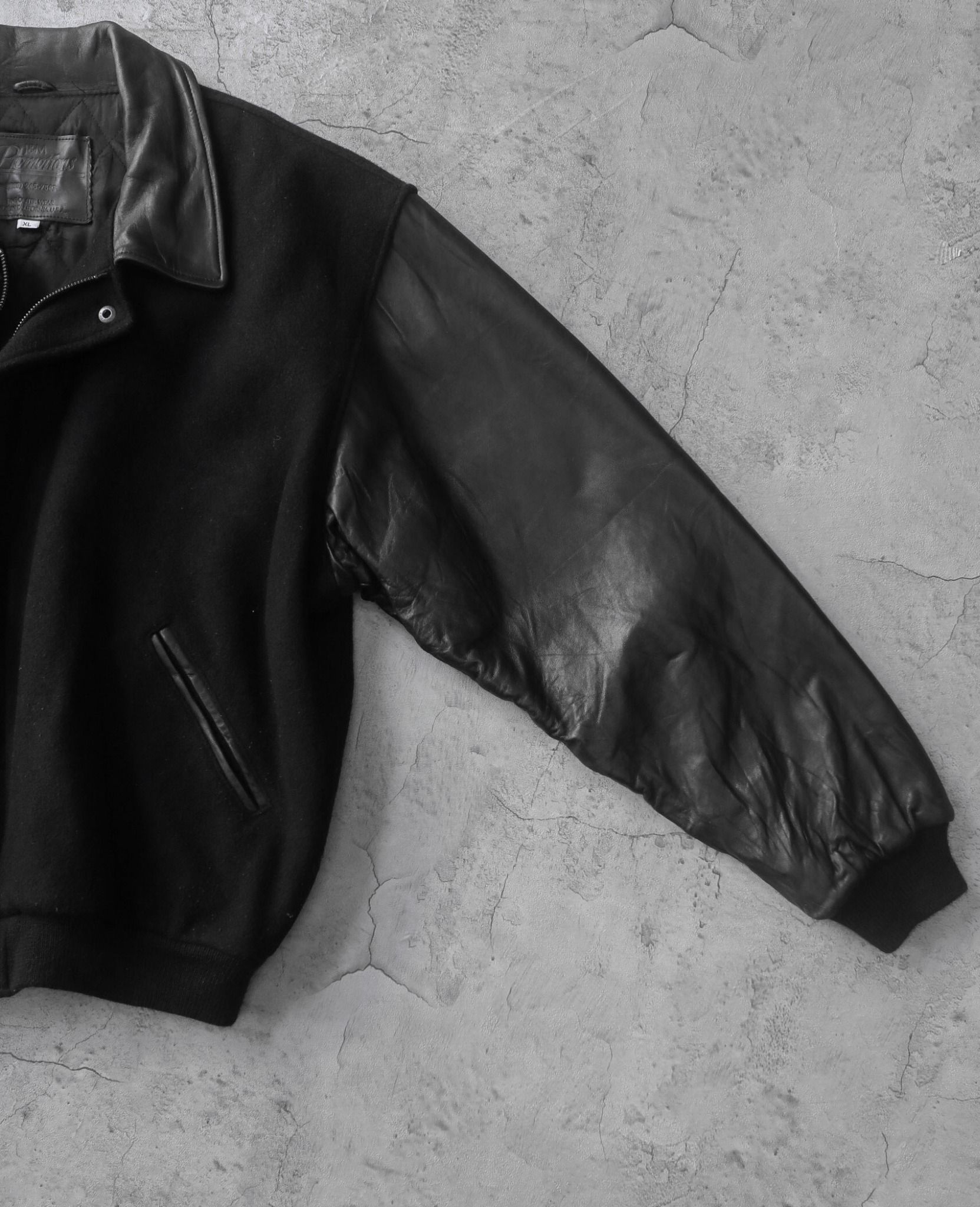 02.10.24 - VTG LEATHER SLEEVE WOOL VARSITY JACKET - ALL-STAR TEAM SUZUKI