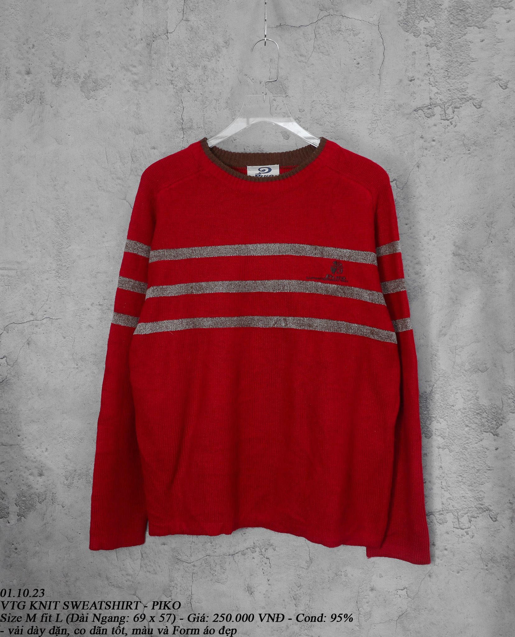 01.10.23 - VTG KNIT SWEATSHIRT - PIKO