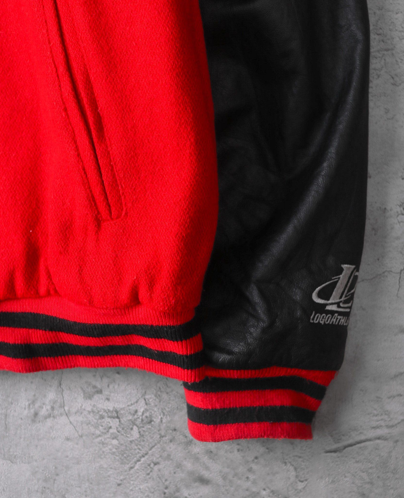 02.10.24 - VTG LEATHER SLEEVE WOOL VARSITY JACKET - KANSAS CITY CHIEFS by NFL PROLINE