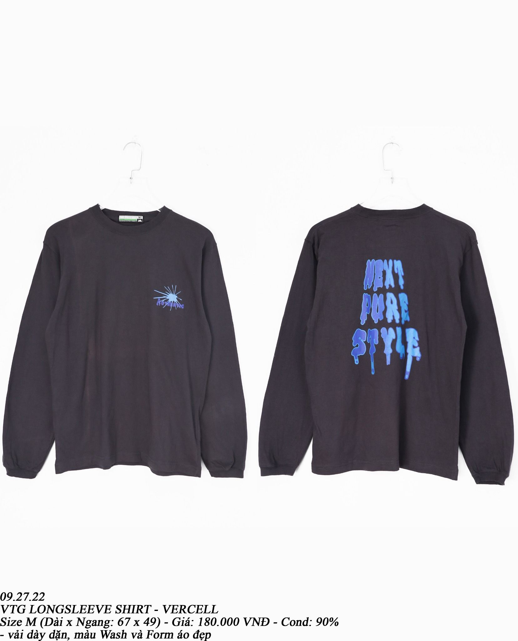 09.27.22 - VTG LONGSLEEVE SHIRT - VERCELL