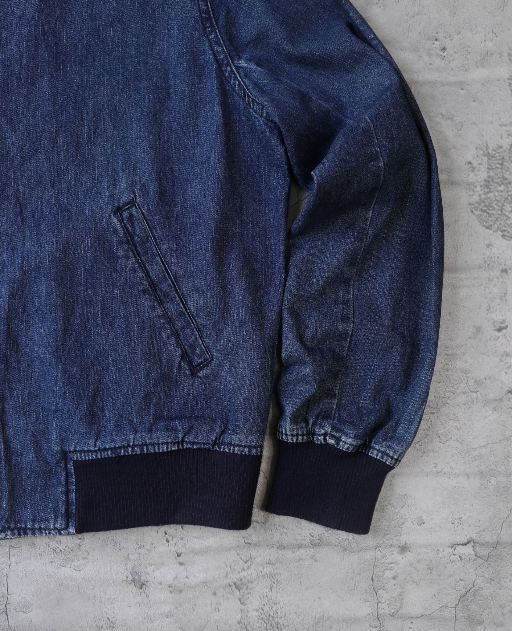 10.19.23 - VTG BOMBER DENIM JACKET - LA VIE EST UN VOYAGE