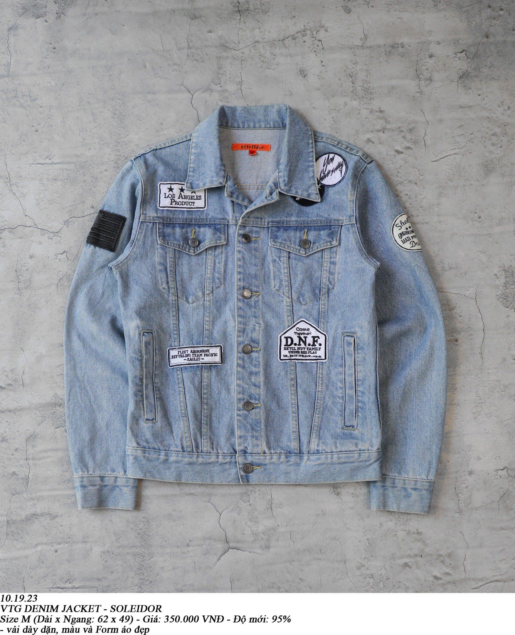 10.19.23 - VTG DENIM JACKET - SOLEIDOR