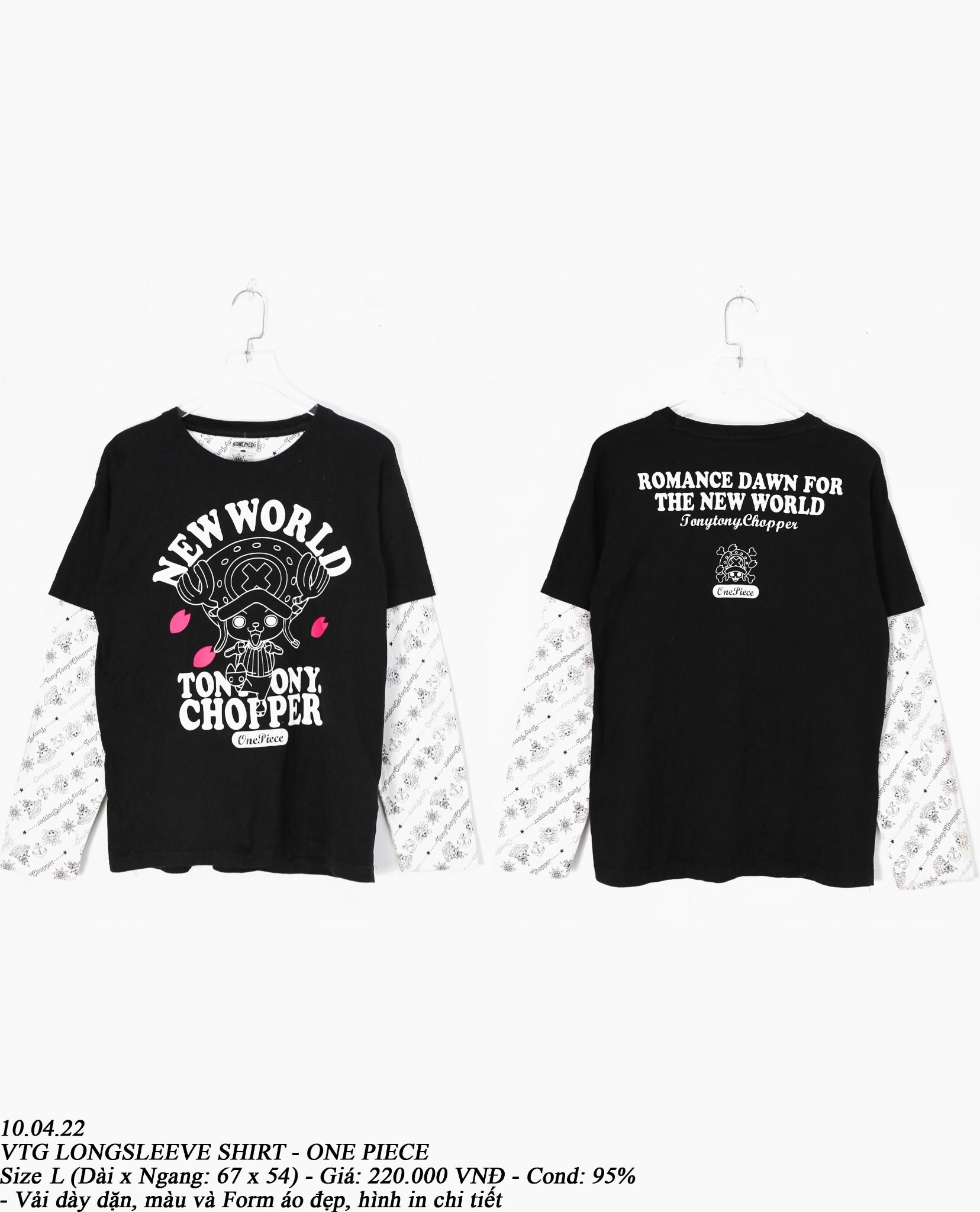 10.04.22 - VTG LONGSLEEVE SHIRT - ONE PIECE