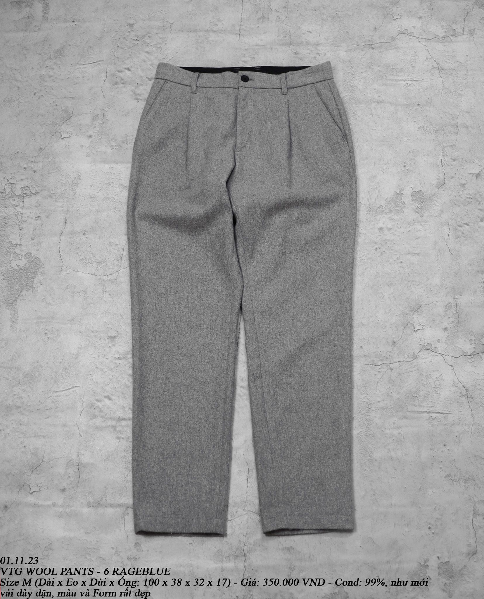 01.11.23 - VTG WOOL PANTS - 6 RAGEBLUE