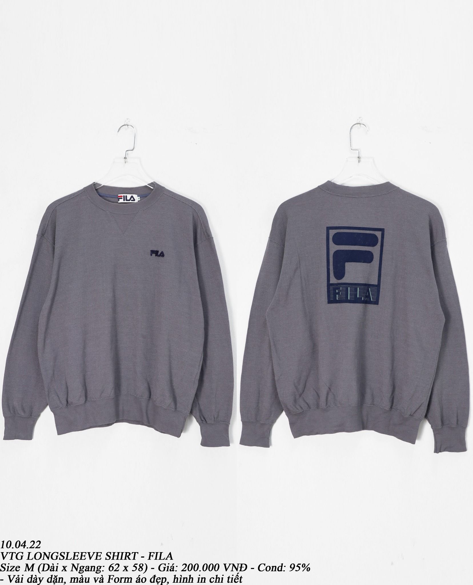 10.04.22 - VTG LONGSLEEVE SHIRT - FILA