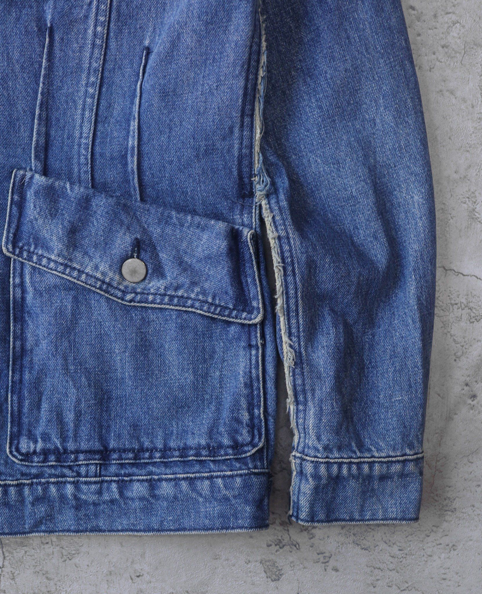 02.18.24 - VTG DENIM COAT JACKET - TRICOT COMME DES GARCONS