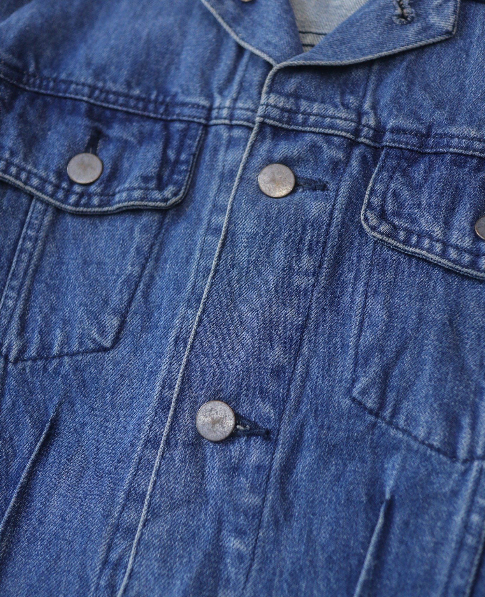 02.18.24 - VTG DENIM COAT JACKET - TRICOT COMME DES GARCONS