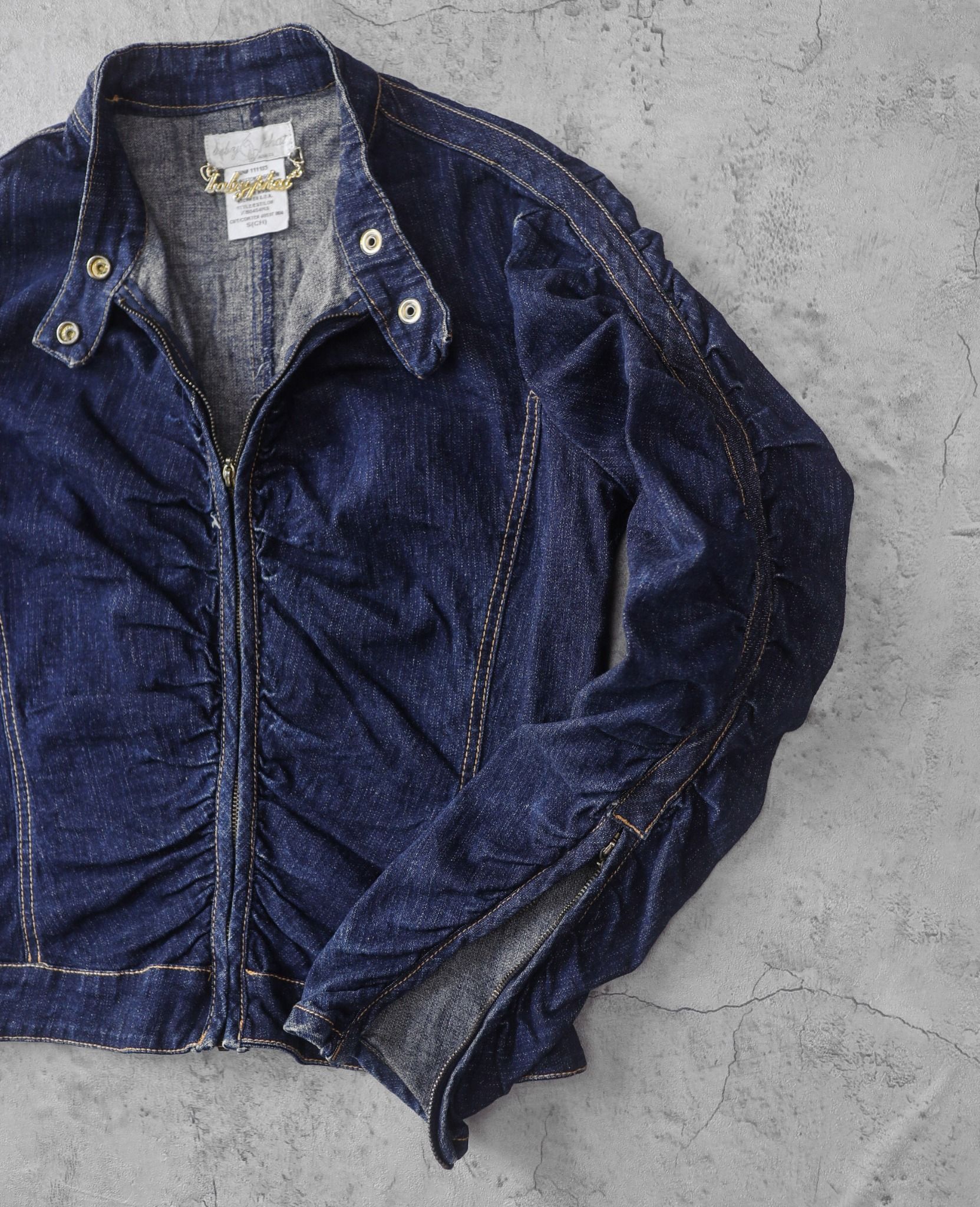02.18.24 - VTG CROPPED DENIM JACKET - BABY PHAT