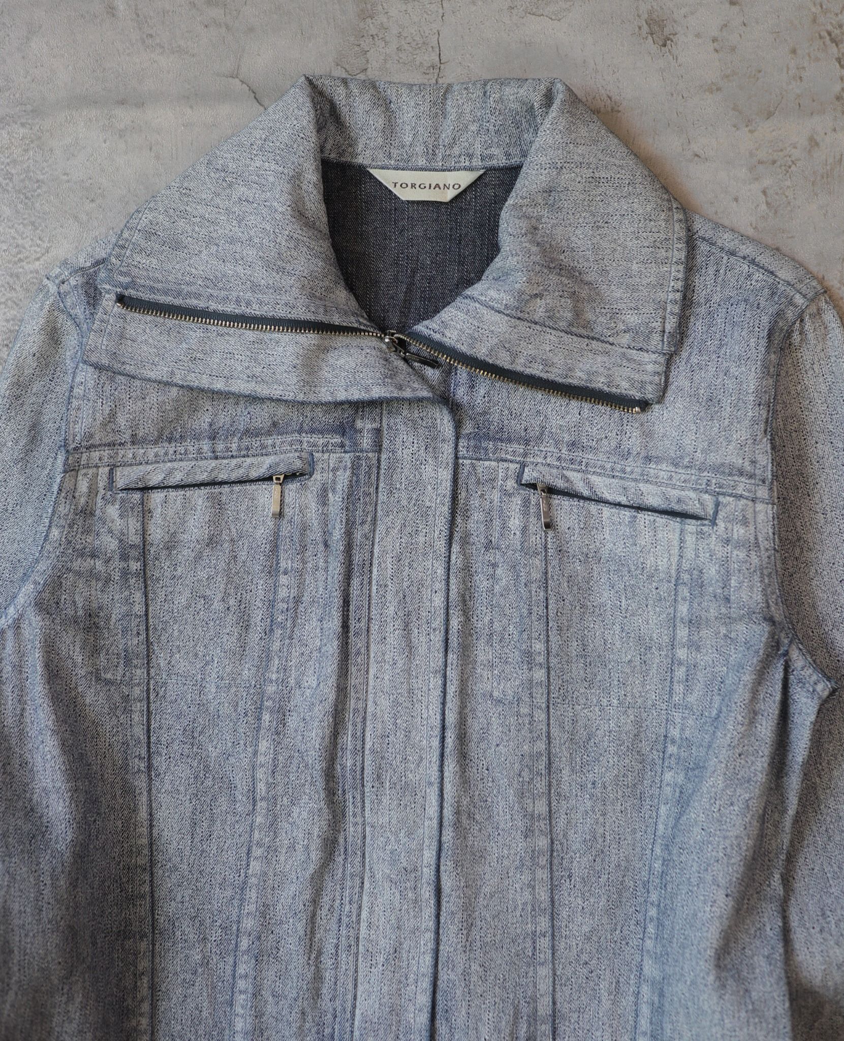 10.18.23 - VTG CROPPED DENIM JACKET - TORGIANO