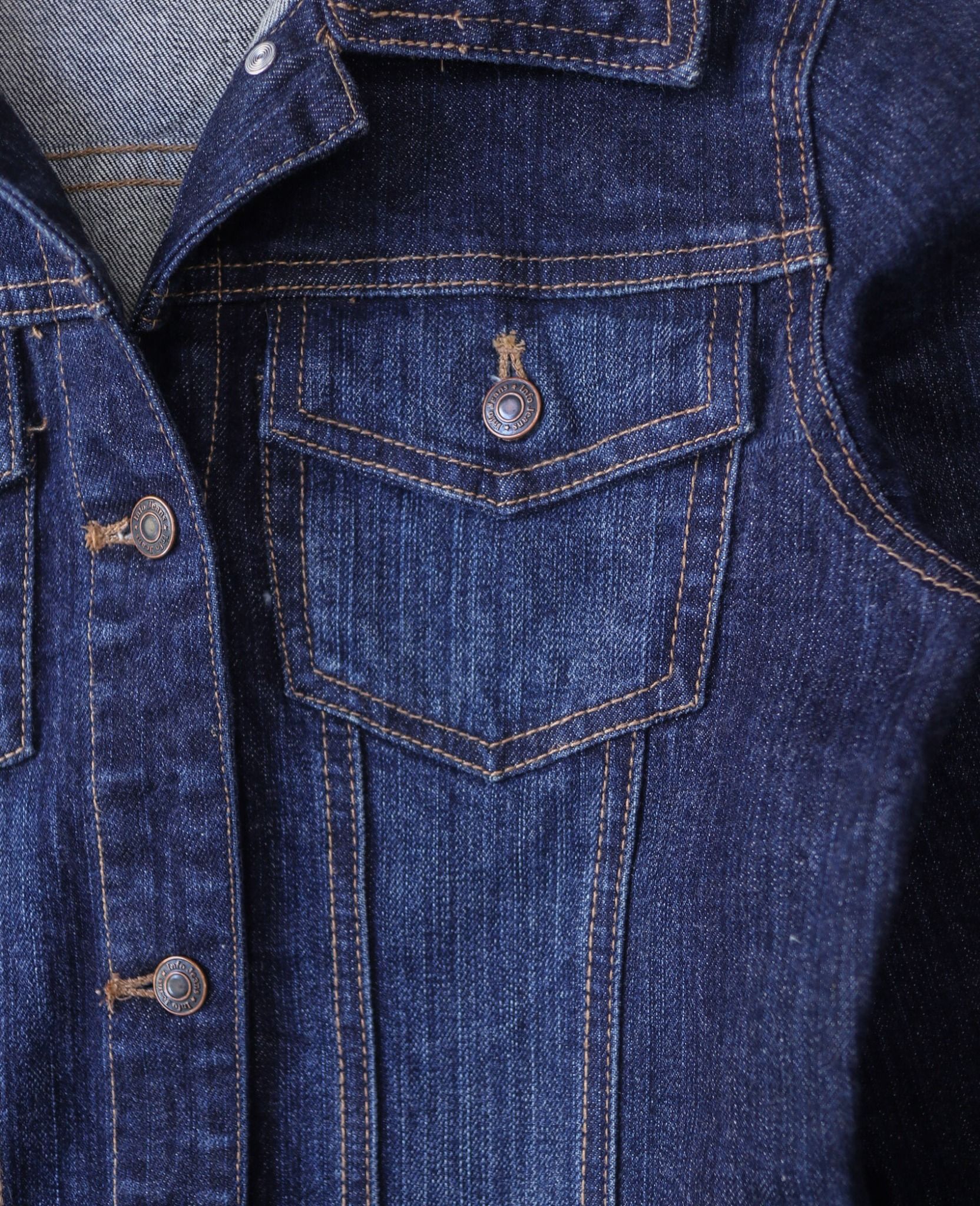 02.18.24 - VTG CROPPED DENIM JACKET - INFOR JEANS