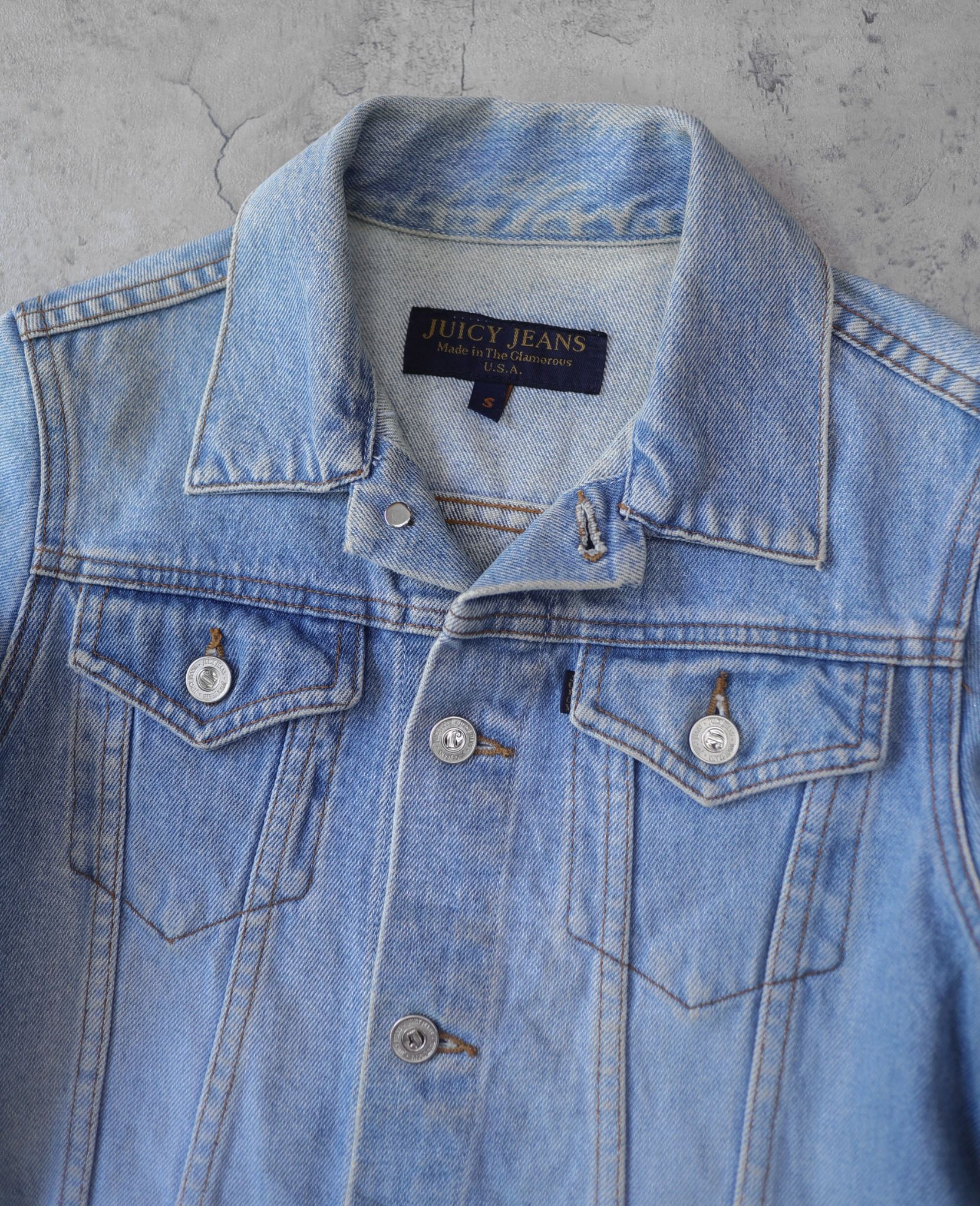 02.18.24 - VTG CROPPED DENIM JACKET - JUNCY JEANS