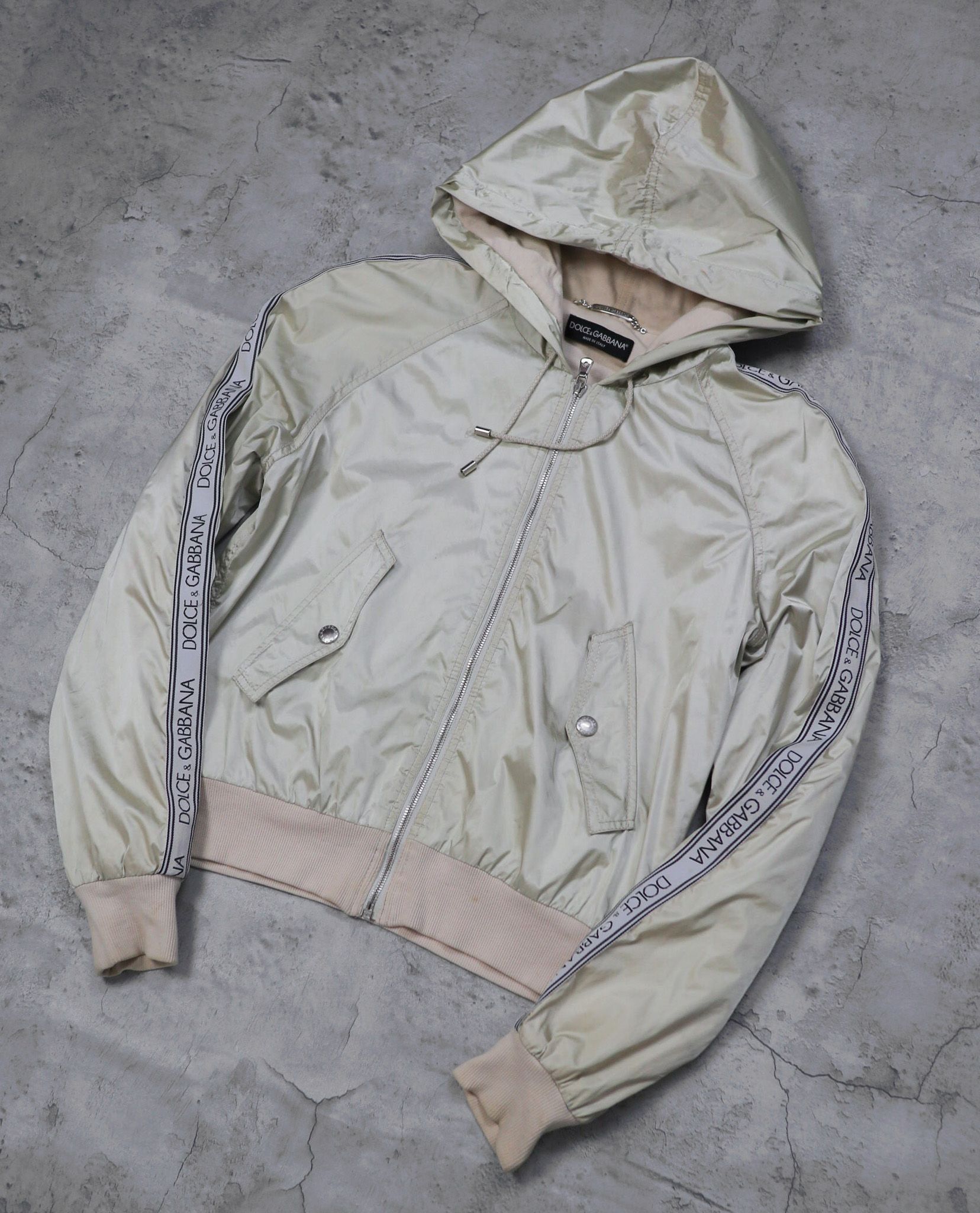 01.14.23 - VTG CROPPED NYLON TRACK JACKET - DOLCE & GABBANA