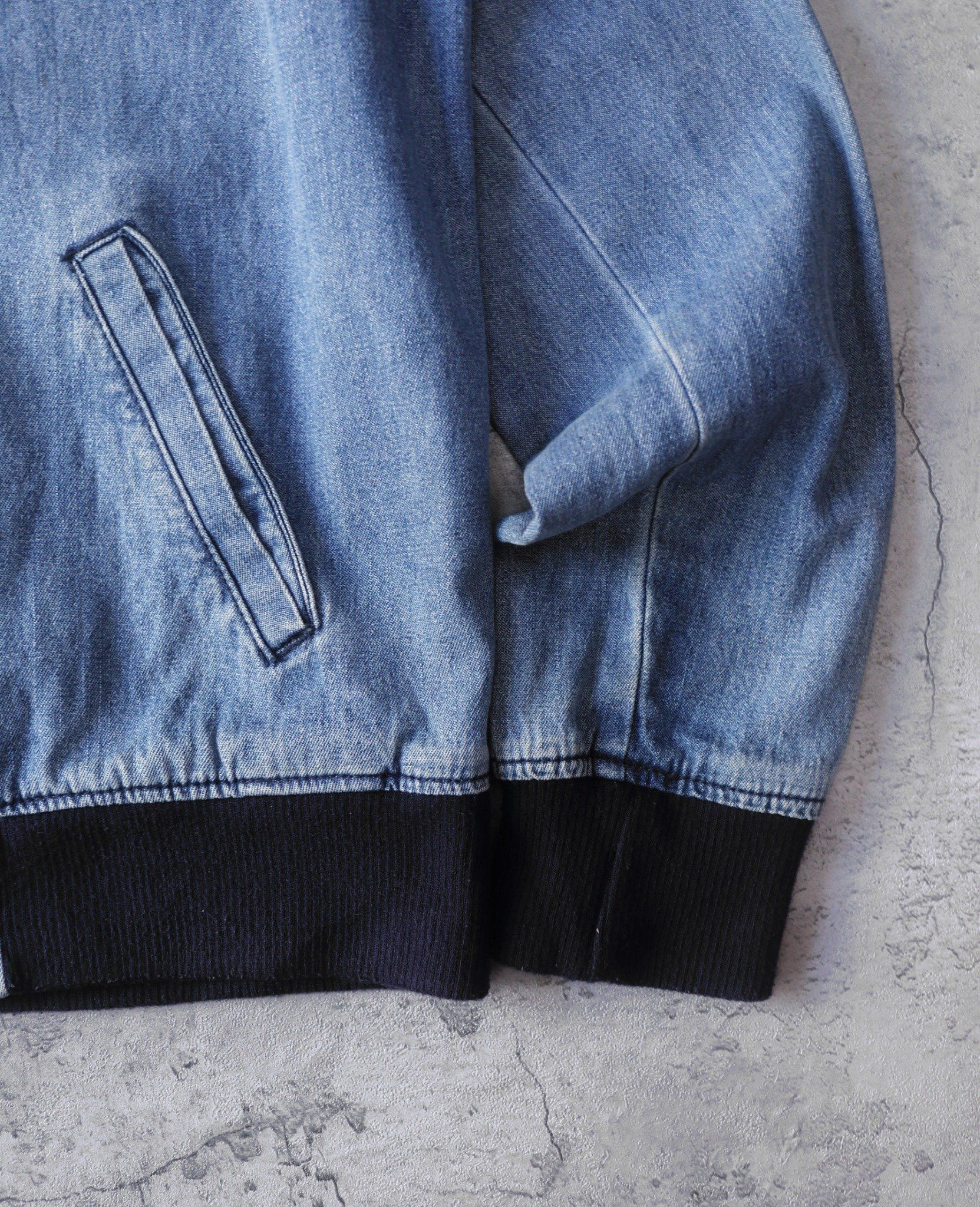 02.17.24 - VTG DENIM BOMBER JACKET - VOYAGE
