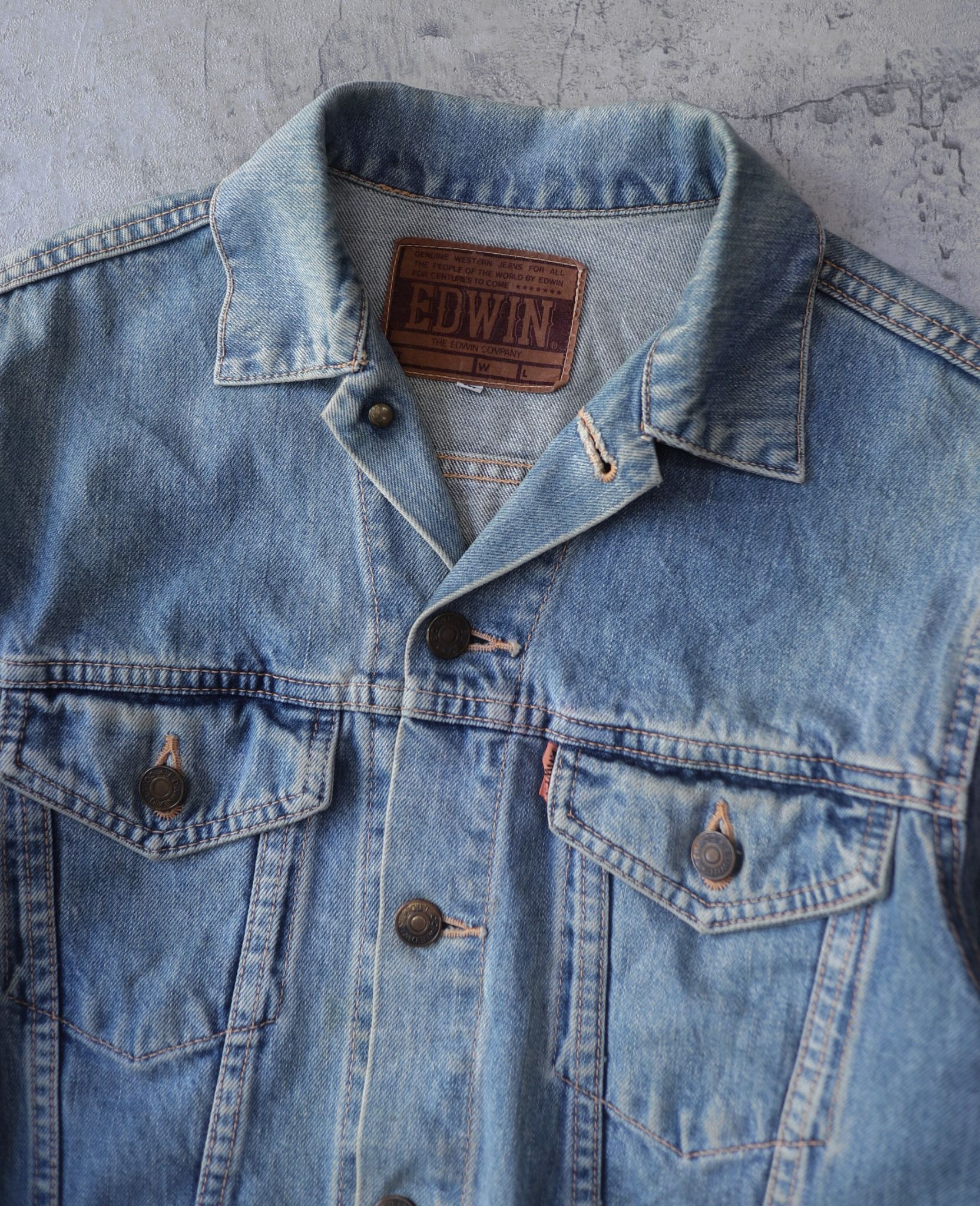 02.17.24 - VTG CROPPED DENIM JACKET - EDWIN