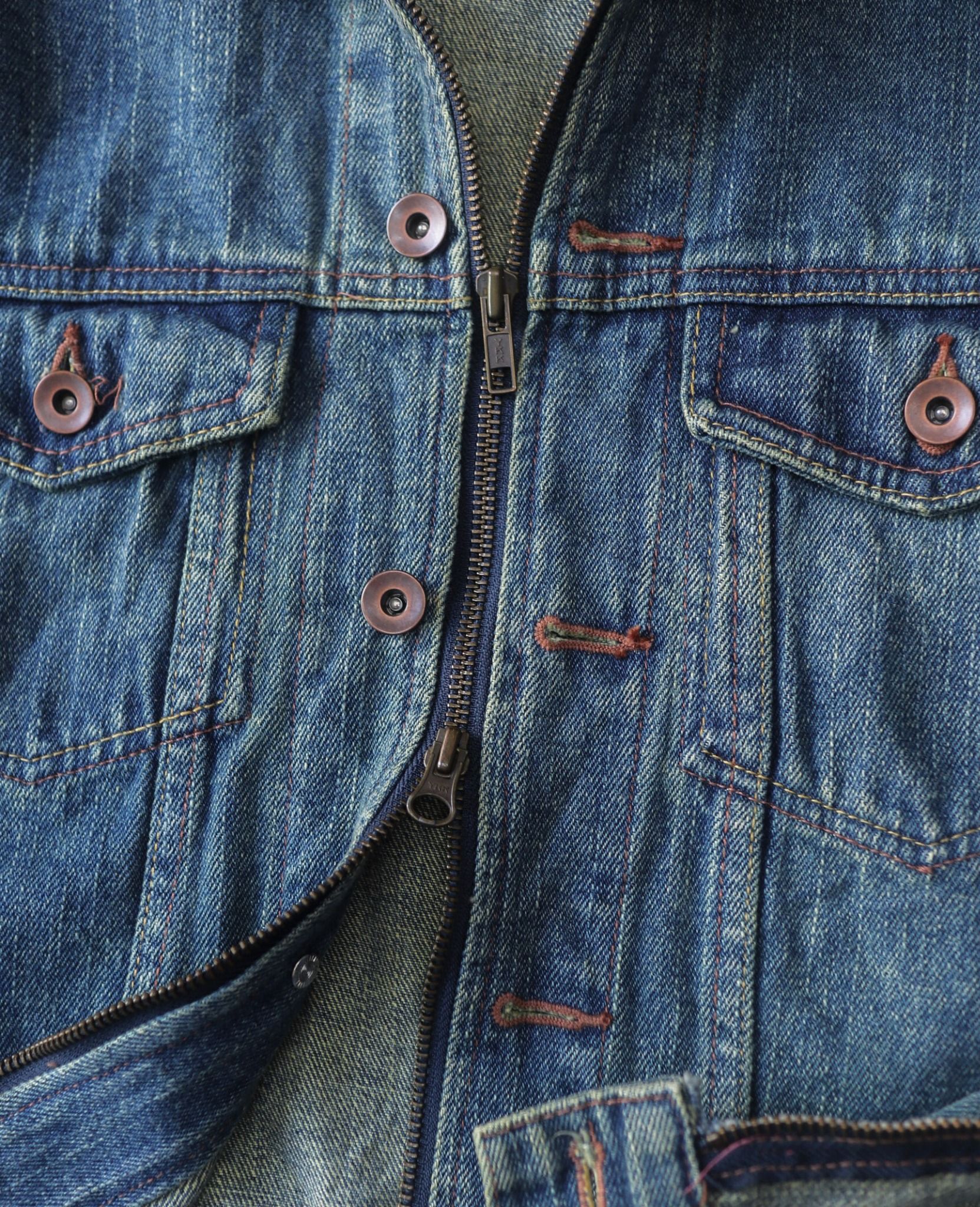 02.17.24 - VTG CROPPED DENIM JACKET - NEVER SEEN THING