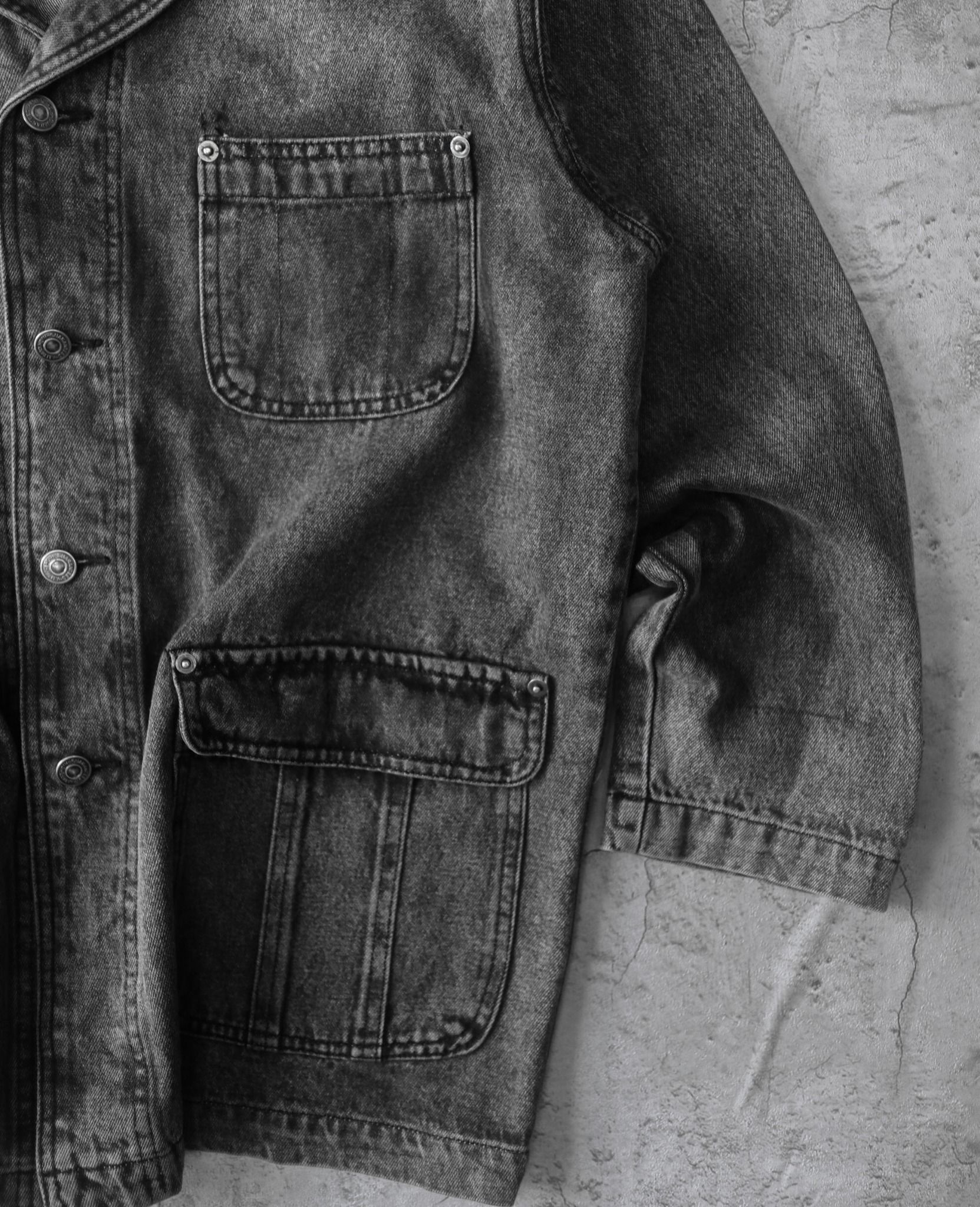 02.17.24 - VTG CHORE COAT DENIM JACKET - A FLASH