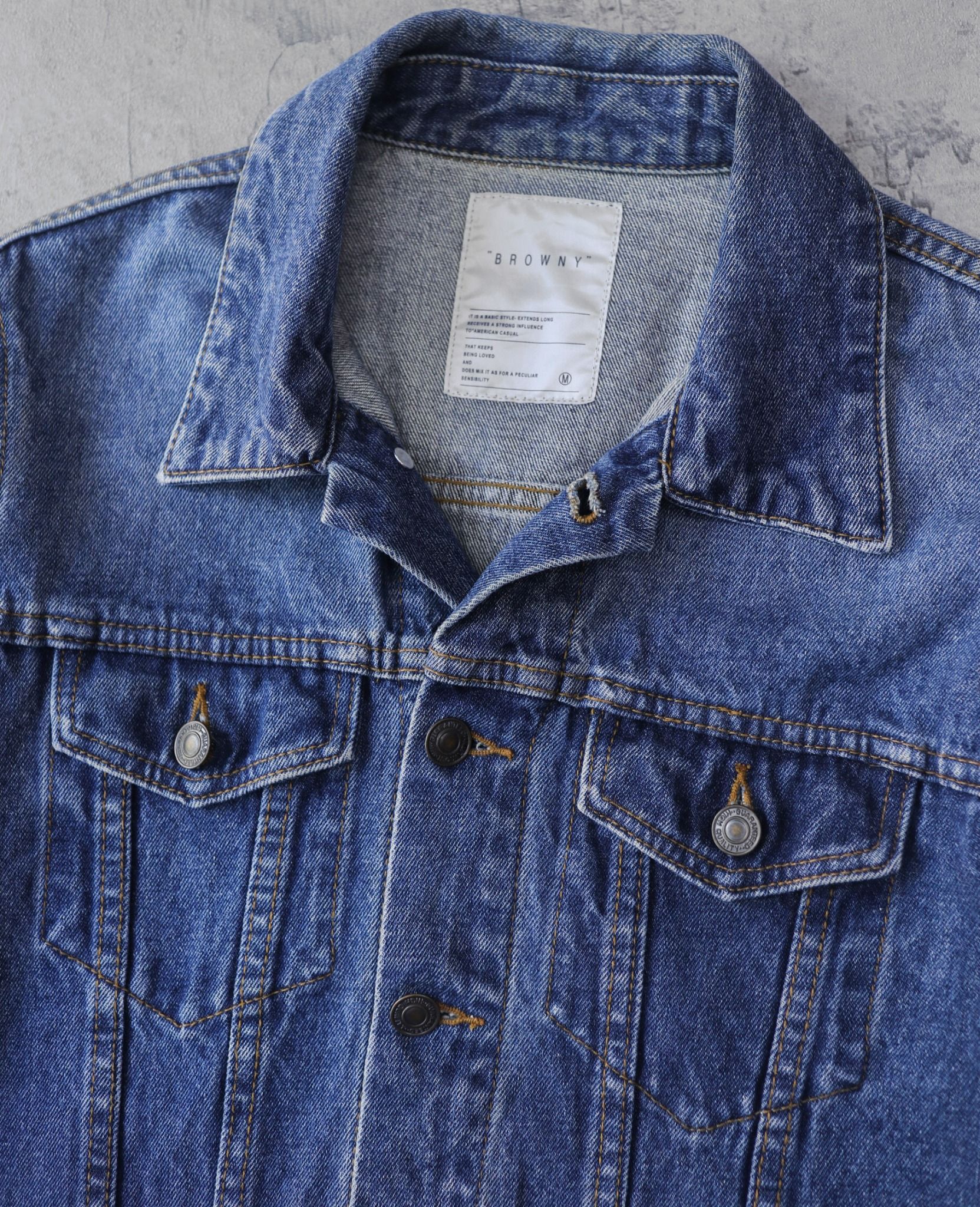 02.17.24 - VTG DENIM JACKET - BROWNY