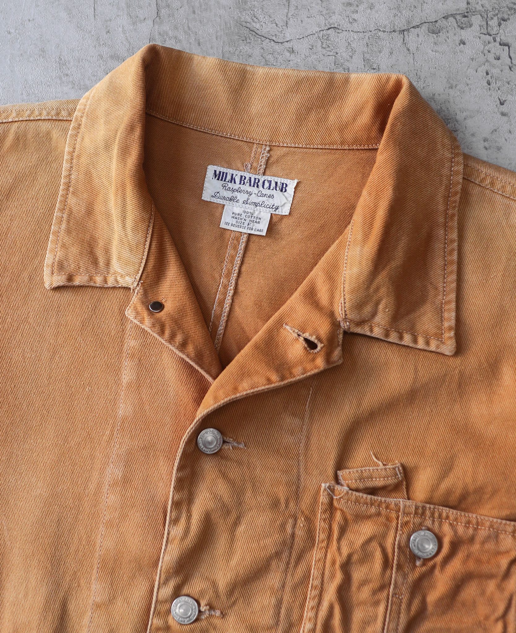 02.15.24 - VTG CHORE COAT DENIM JACKET - MILK BAR CLUB