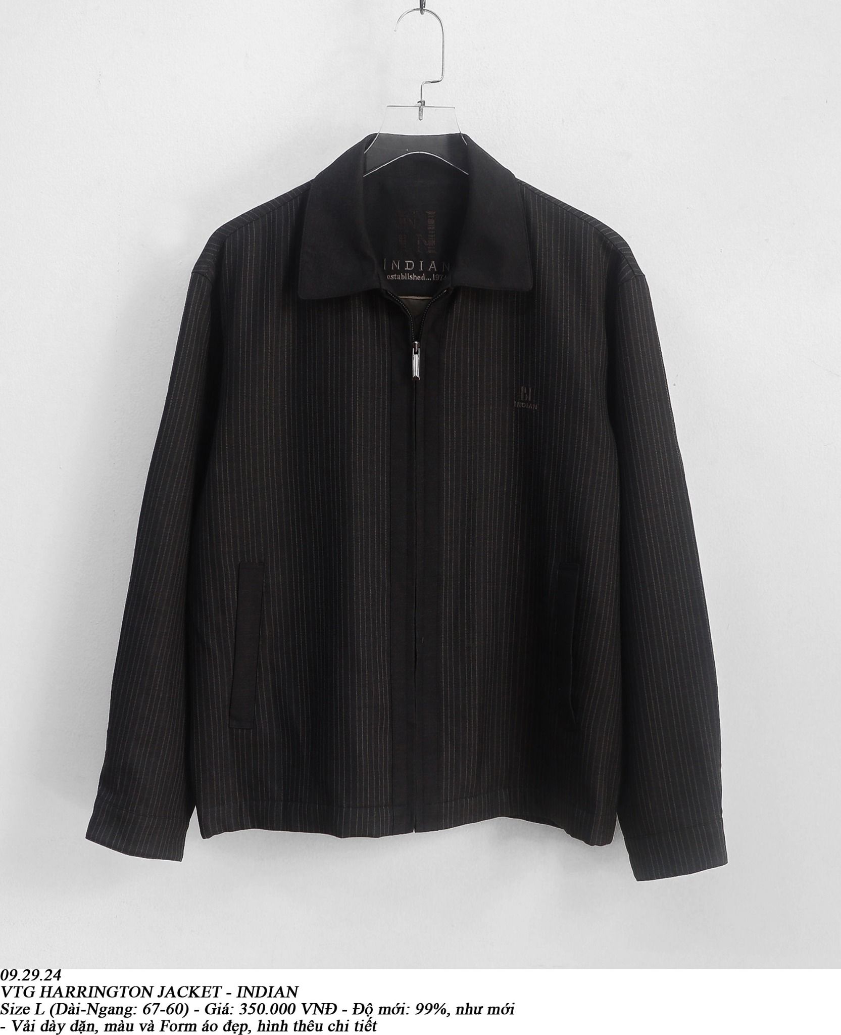 09.29.24 - VTG HARRINGTON JACKET - INDIAN