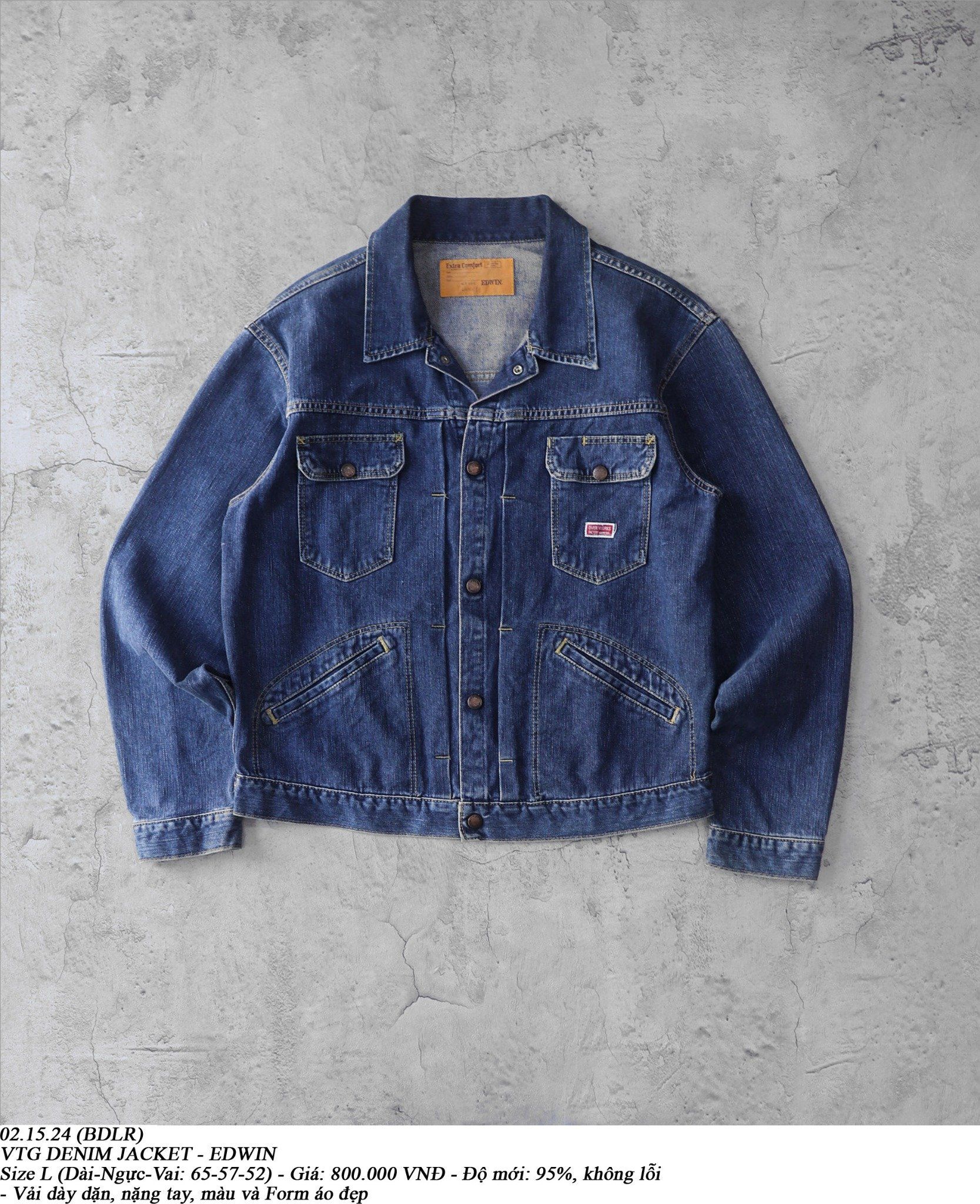 02.15.24 - VTG DENIM JACKET - EDWIN