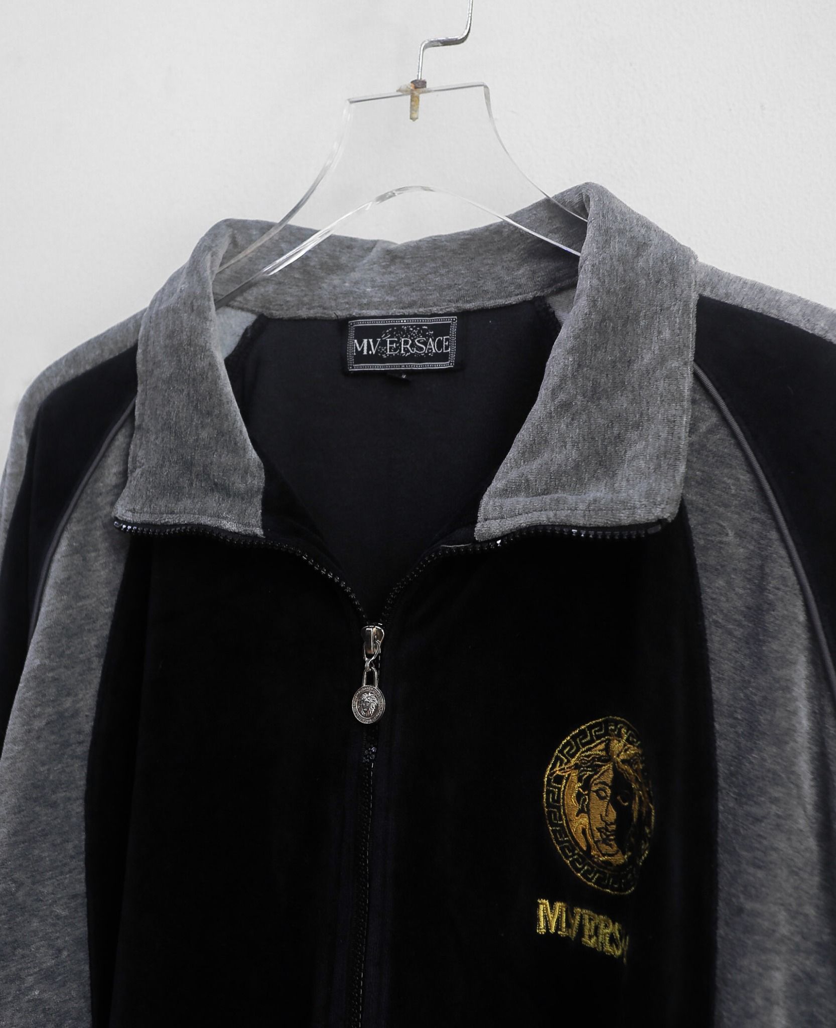 09.29.24 - VTG VELVET TRACK JACKET - M.VERSACE
