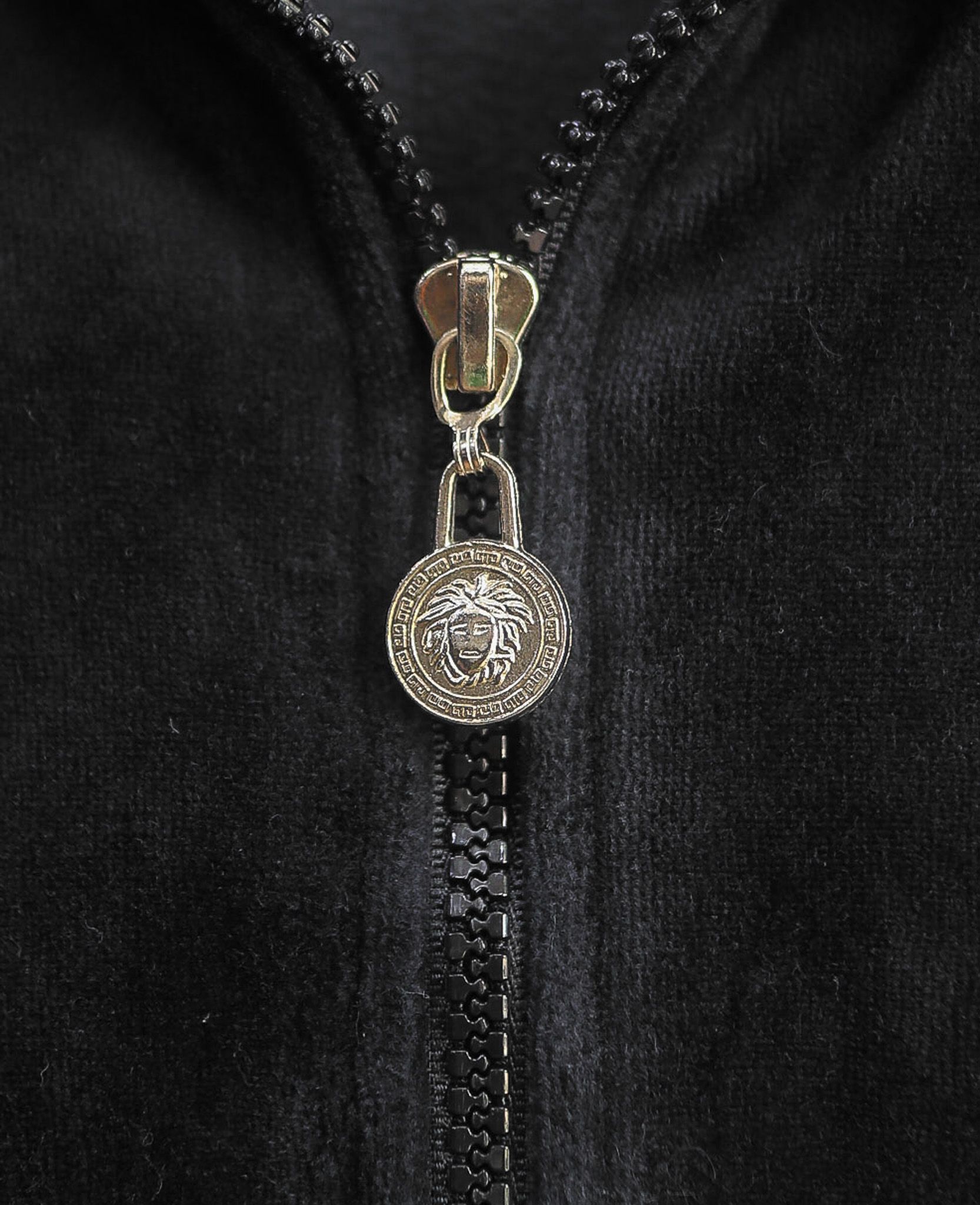 09.29.24 - VTG VELVET TRACK JACKET - M.VERSACE