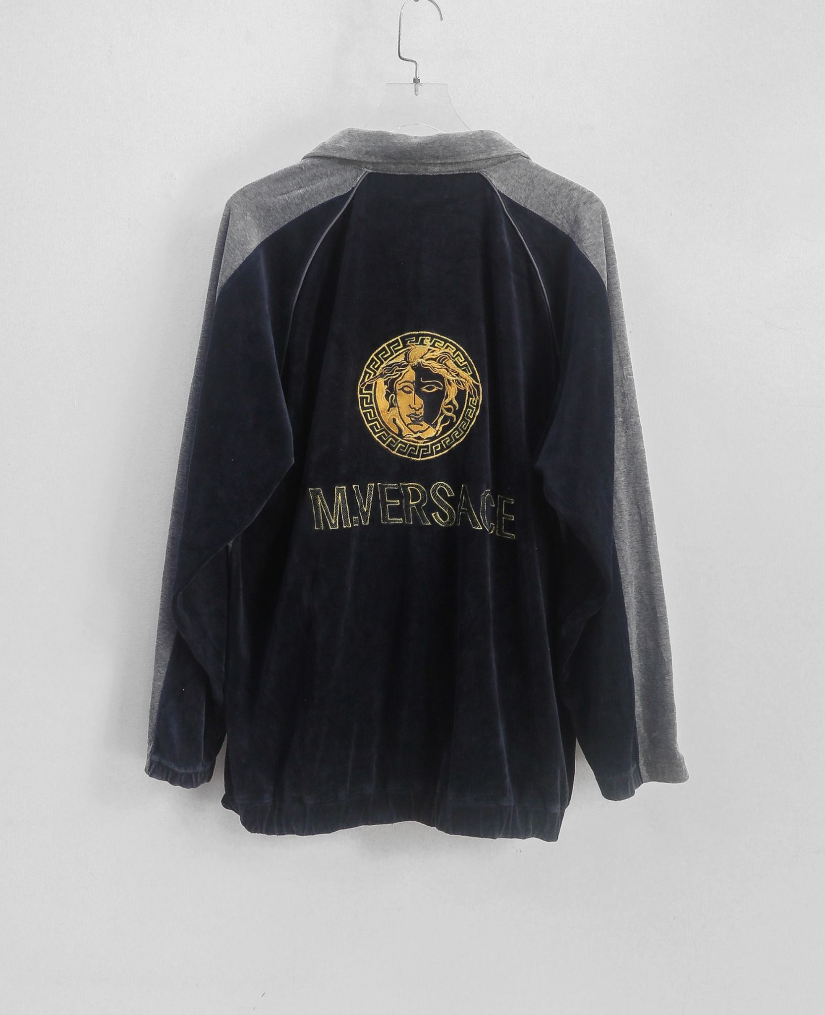 09.29.24 - VTG VELVET TRACK JACKET - M.VERSACE