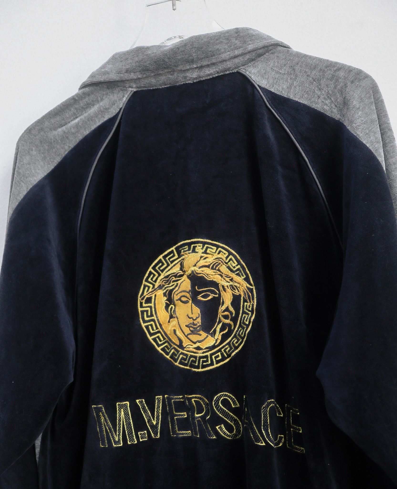 09.29.24 - VTG VELVET TRACK JACKET - M.VERSACE